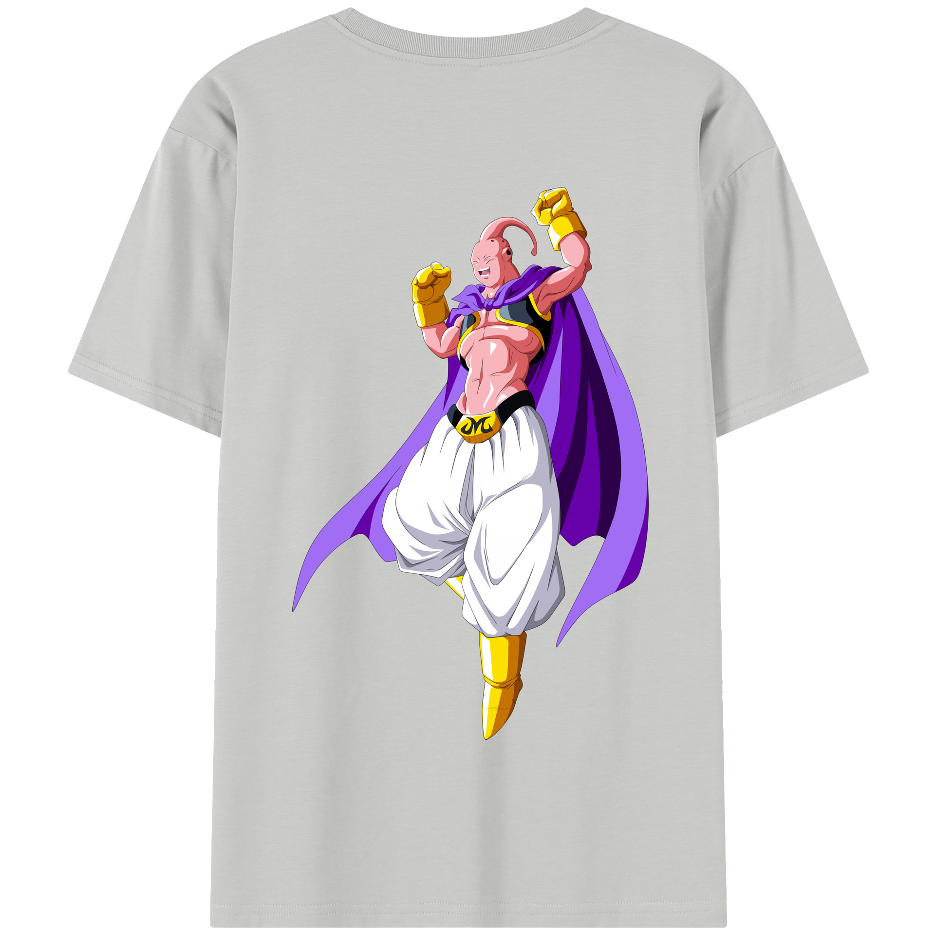 （画像用） ドラゴンボール 魔人ブウ DRAGON BALL Majin Buu 綿100％半袖Tシャツ（背面プリント）
