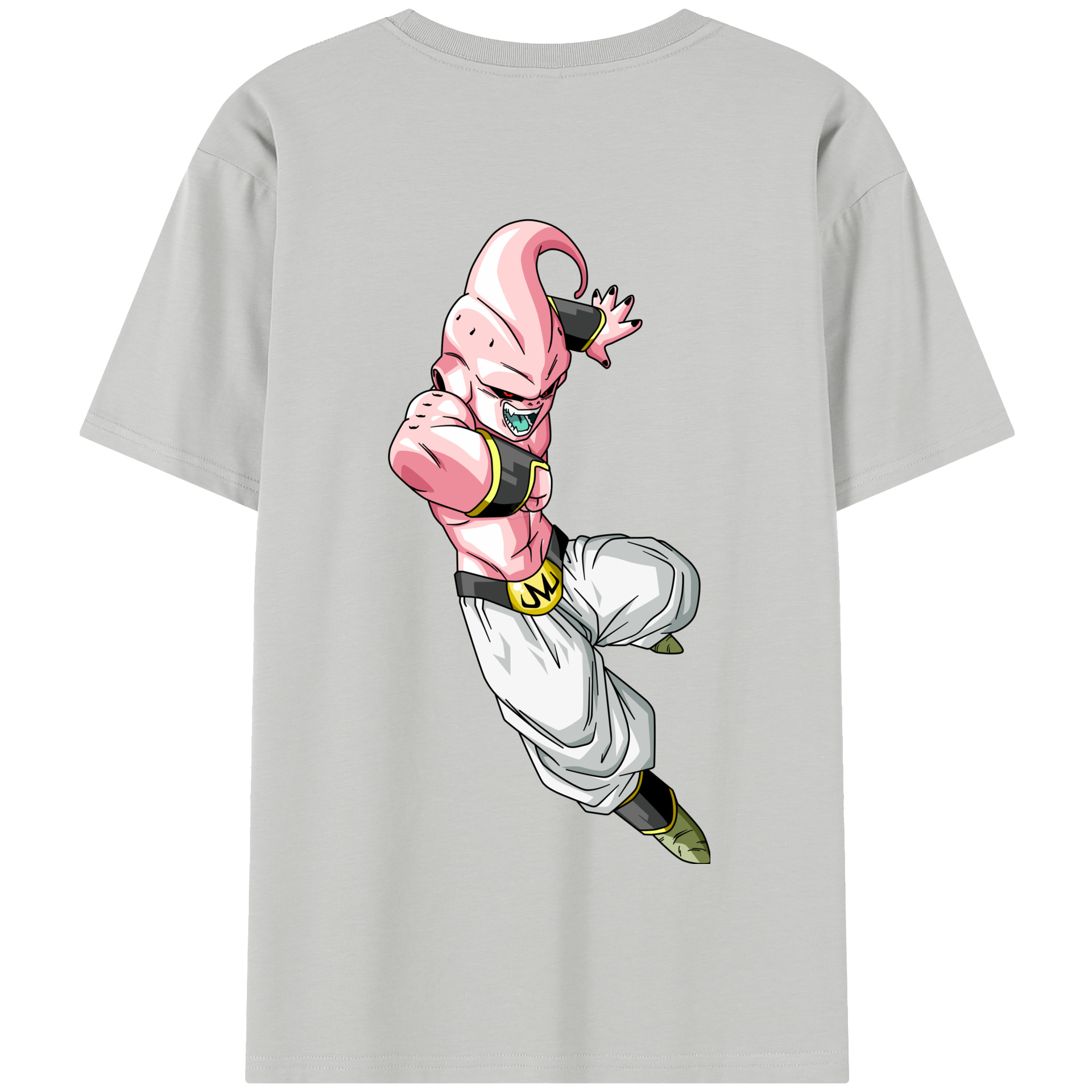 （画像用） ドラゴンボール 魔人ブウ DRAGON BALL Majin Buu 綿100％半袖Tシャツ（背面プリント）