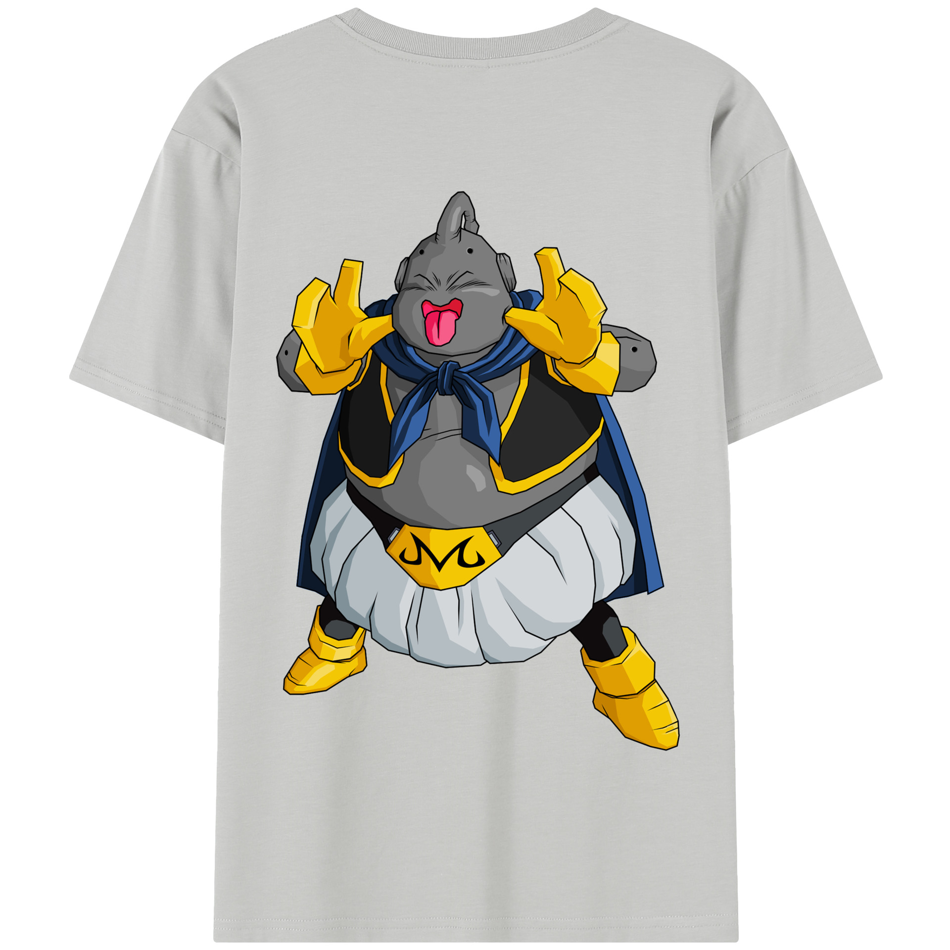 （画像用） ドラゴンボール 魔人ブウ DRAGON BALL Majin Buu 綿100％半袖Tシャツ（背面プリント）