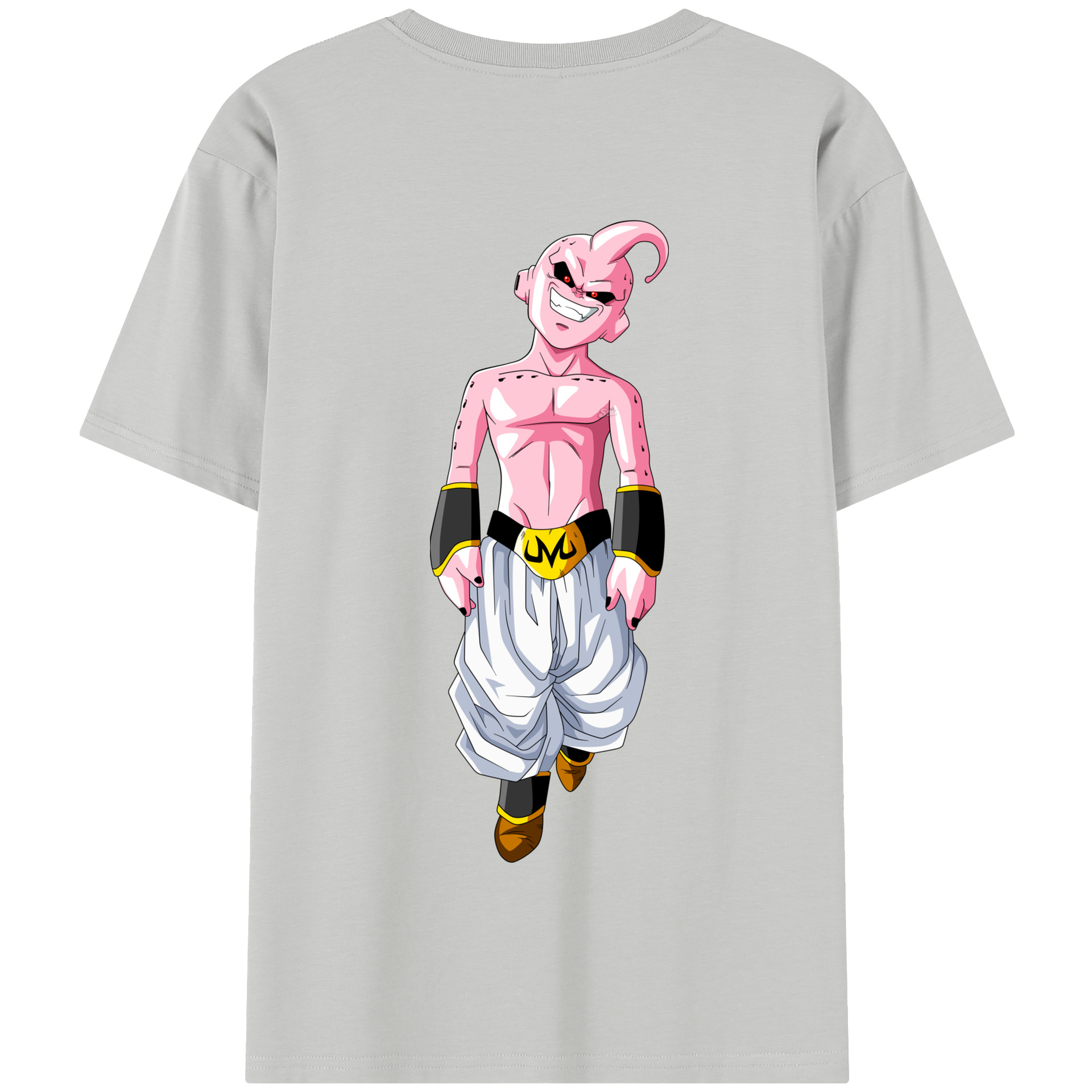 （画像用） ドラゴンボール 魔人ブウ DRAGON BALL Majin Buu 綿100％半袖Tシャツ（背面プリント）