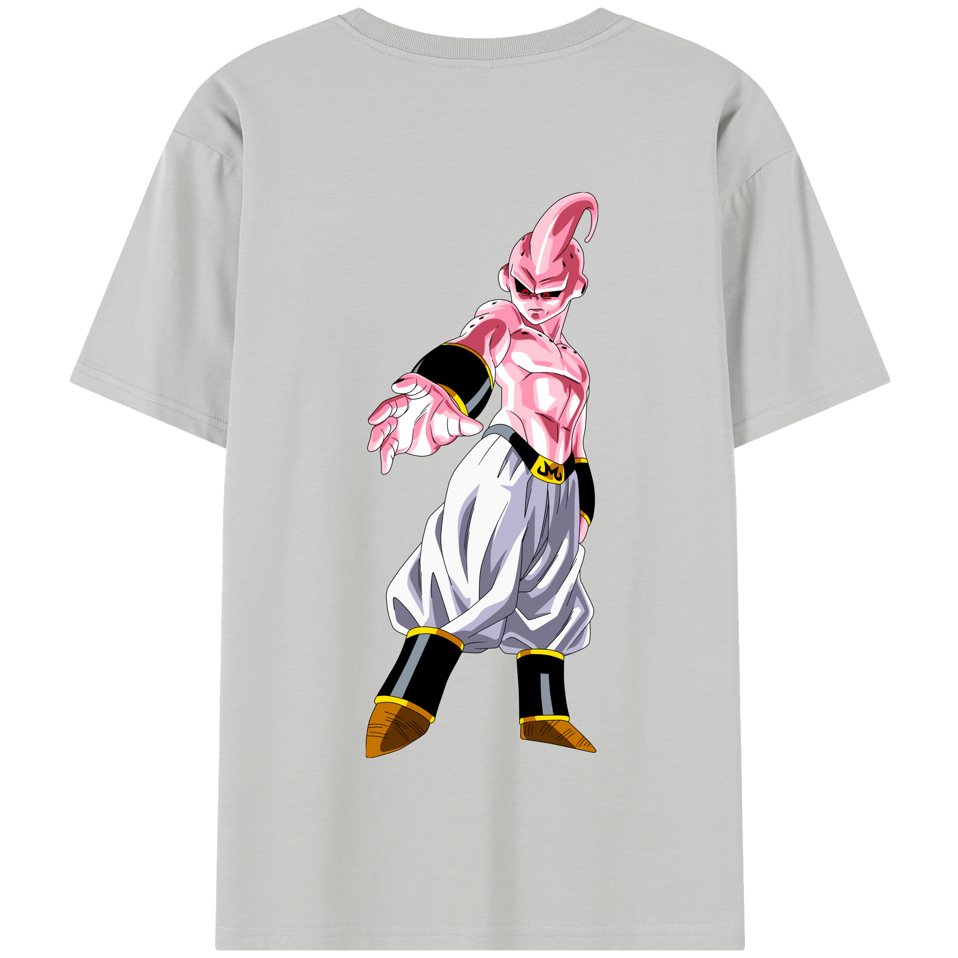 （画像用） ドラゴンボール 魔人ブウ DRAGON BALL Majin Buu 綿100％半袖Tシャツ（背面プリント）