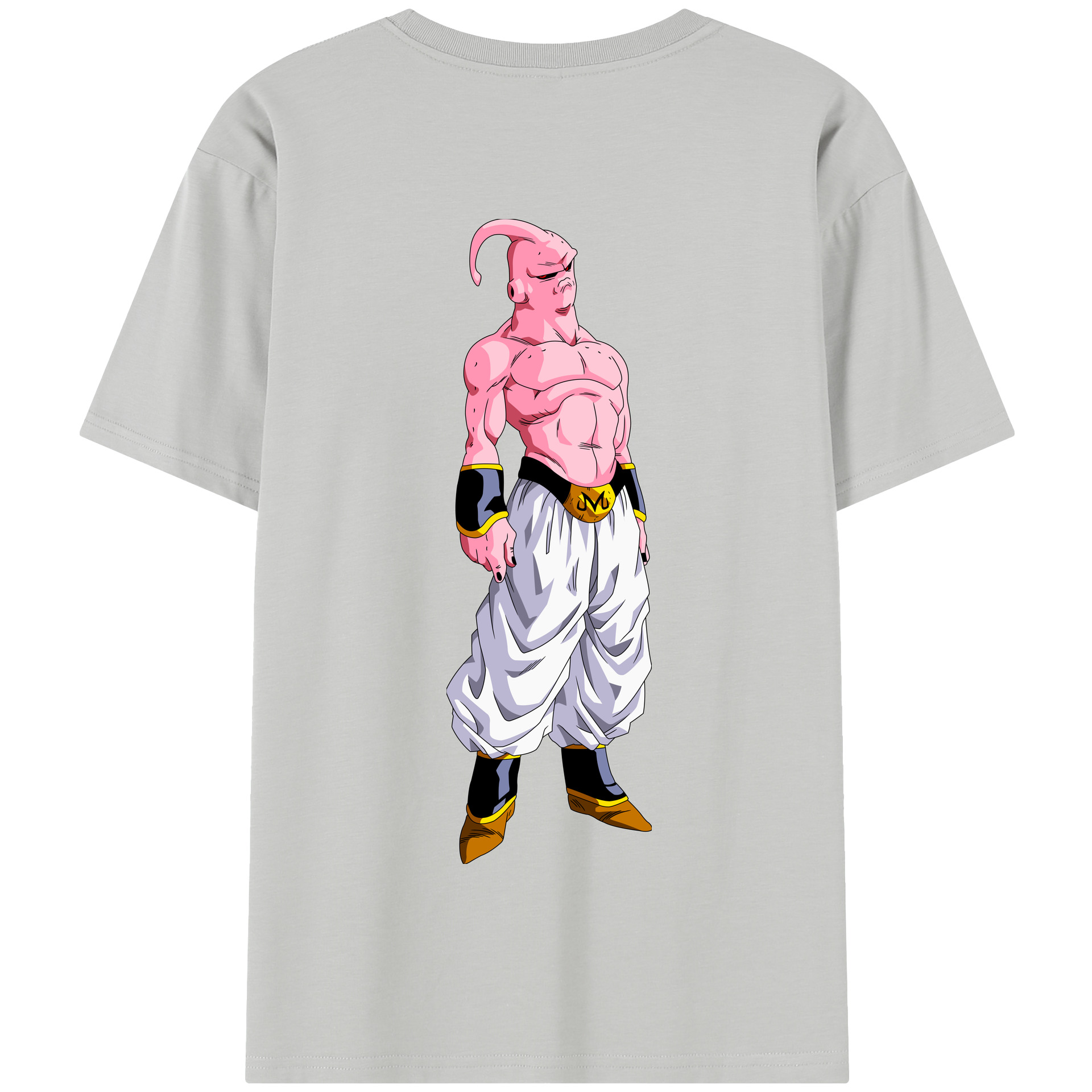 （画像用） ドラゴンボール 魔人ブウ DRAGON BALL Majin Buu 綿100％半袖Tシャツ（背面プリント）