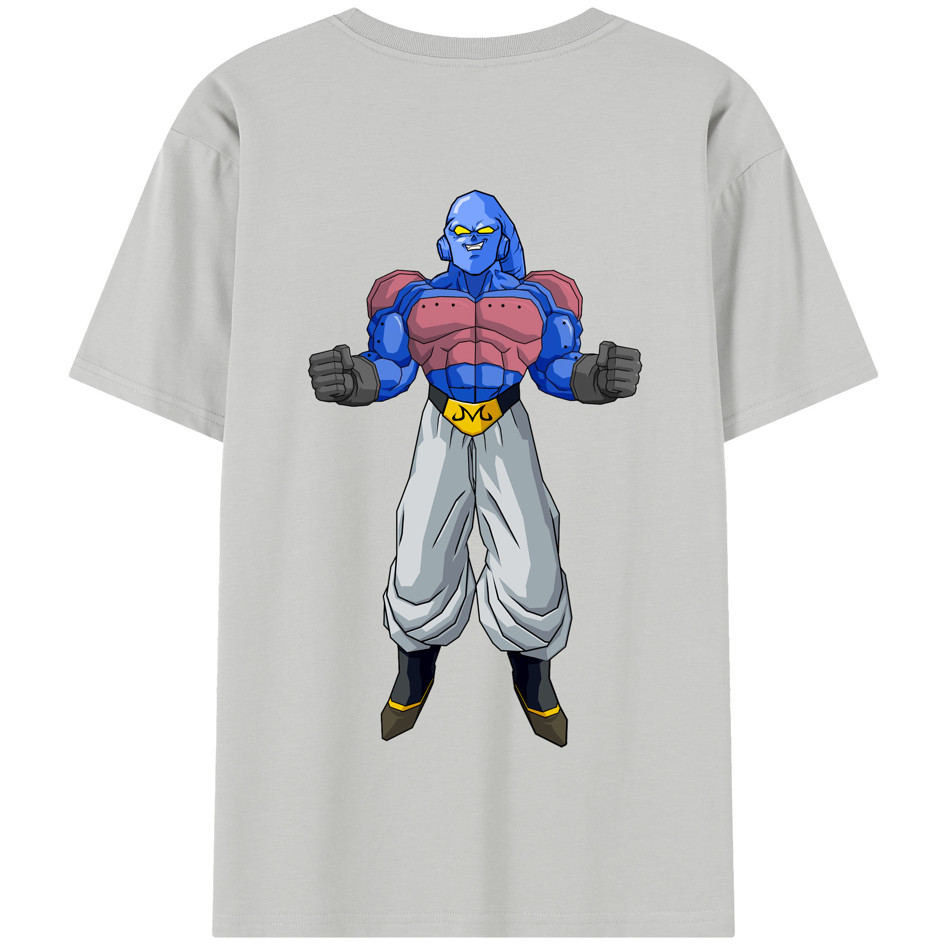（画像用） ドラゴンボール 魔人ブウ DRAGON BALL Majin Buu 綿100％半袖Tシャツ（背面プリント）