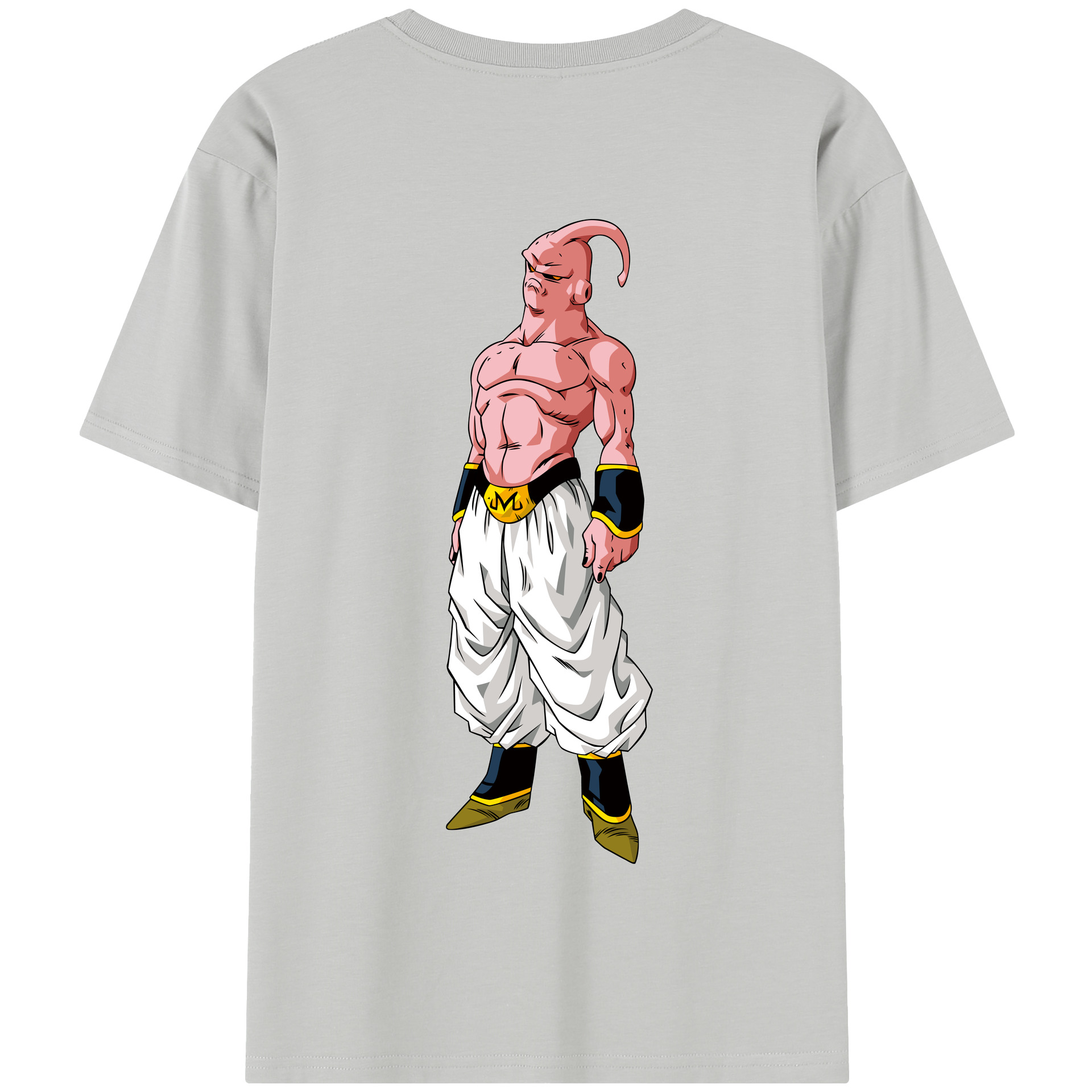 （画像用） ドラゴンボール 魔人ブウ DRAGON BALL Majin Buu 綿100％半袖Tシャツ（背面プリント）