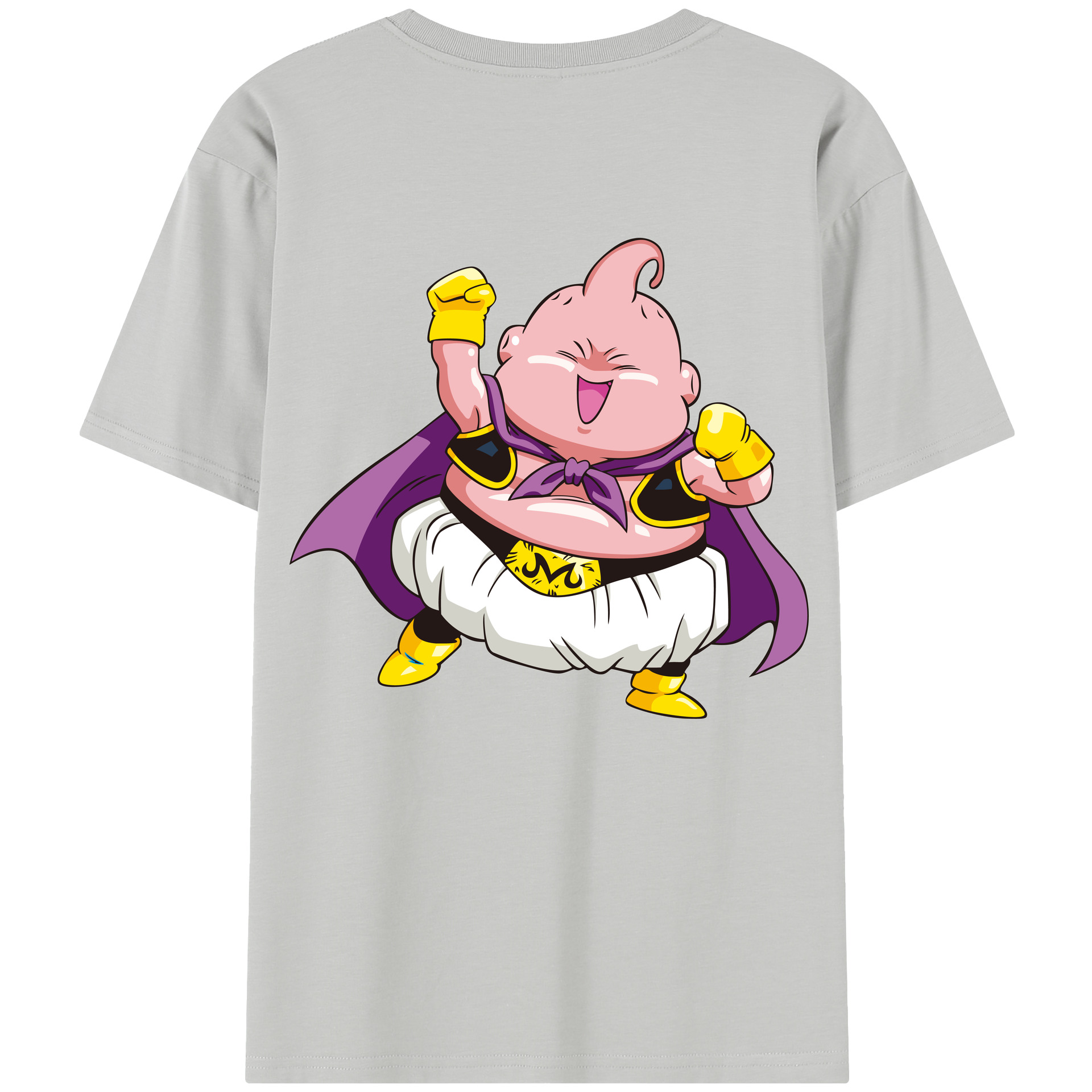 （画像用） ドラゴンボール 魔人ブウ DRAGON BALL Majin Buu 綿100％半袖Tシャツ（背面プリント）