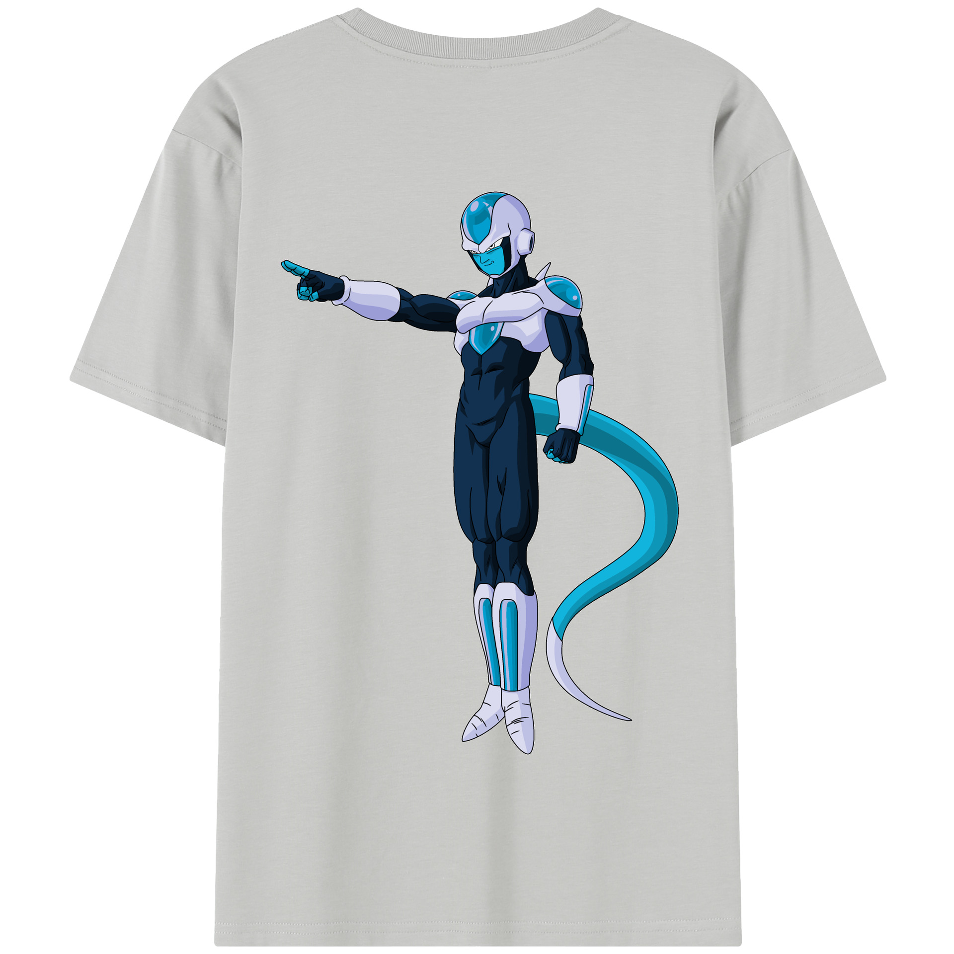 （画像用） ドラゴンボール フリーザ DRAGON BALL Frieza 綿100％半袖Tシャツ（背面プリント）