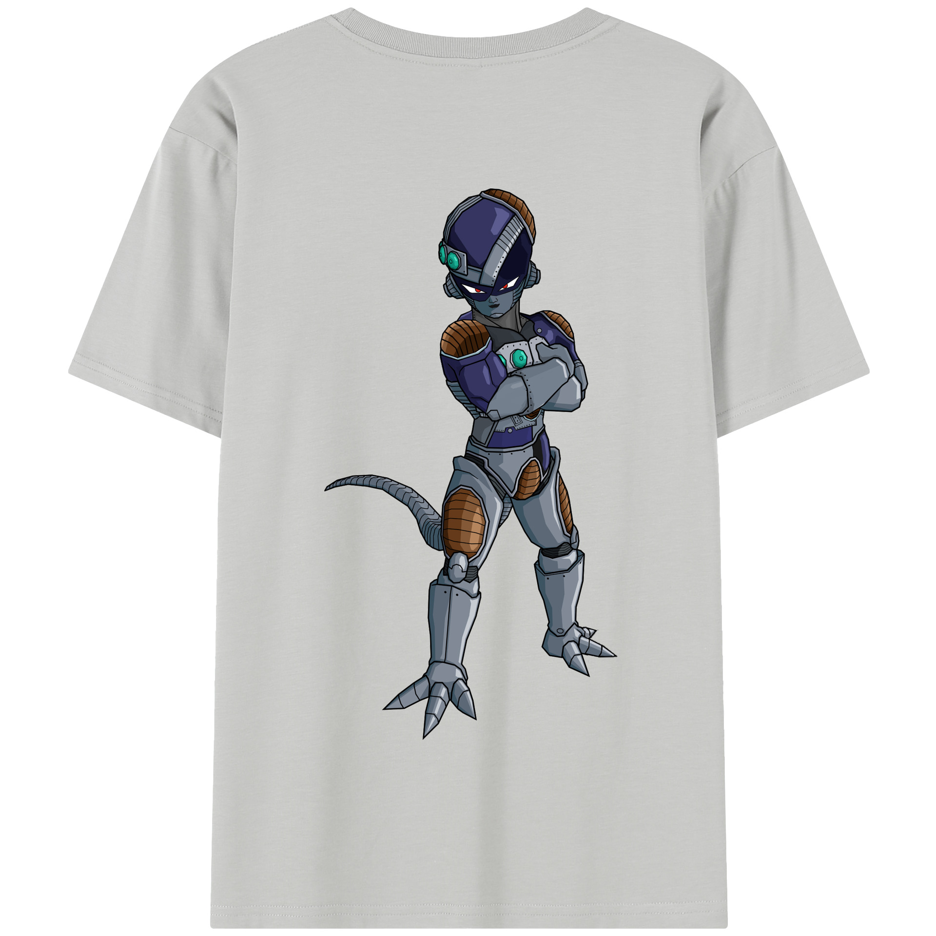 （画像用） ドラゴンボール フリーザ DRAGON BALL Frieza 綿100％半袖Tシャツ（背面プリント）