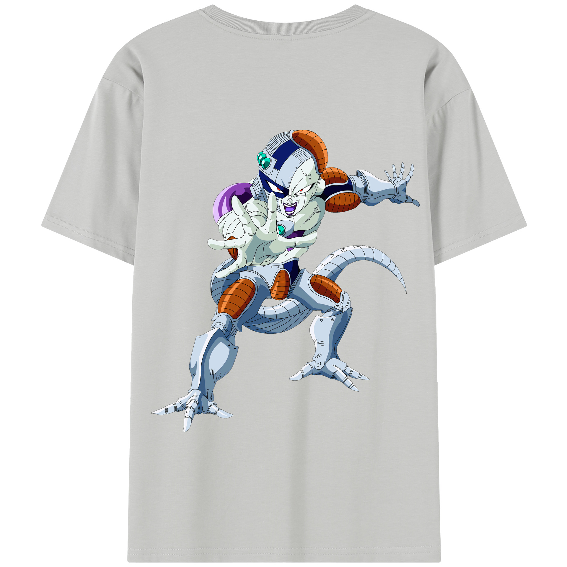 （画像用） ドラゴンボール フリーザ DRAGON BALL Frieza 綿100％半袖Tシャツ（背面プリント）