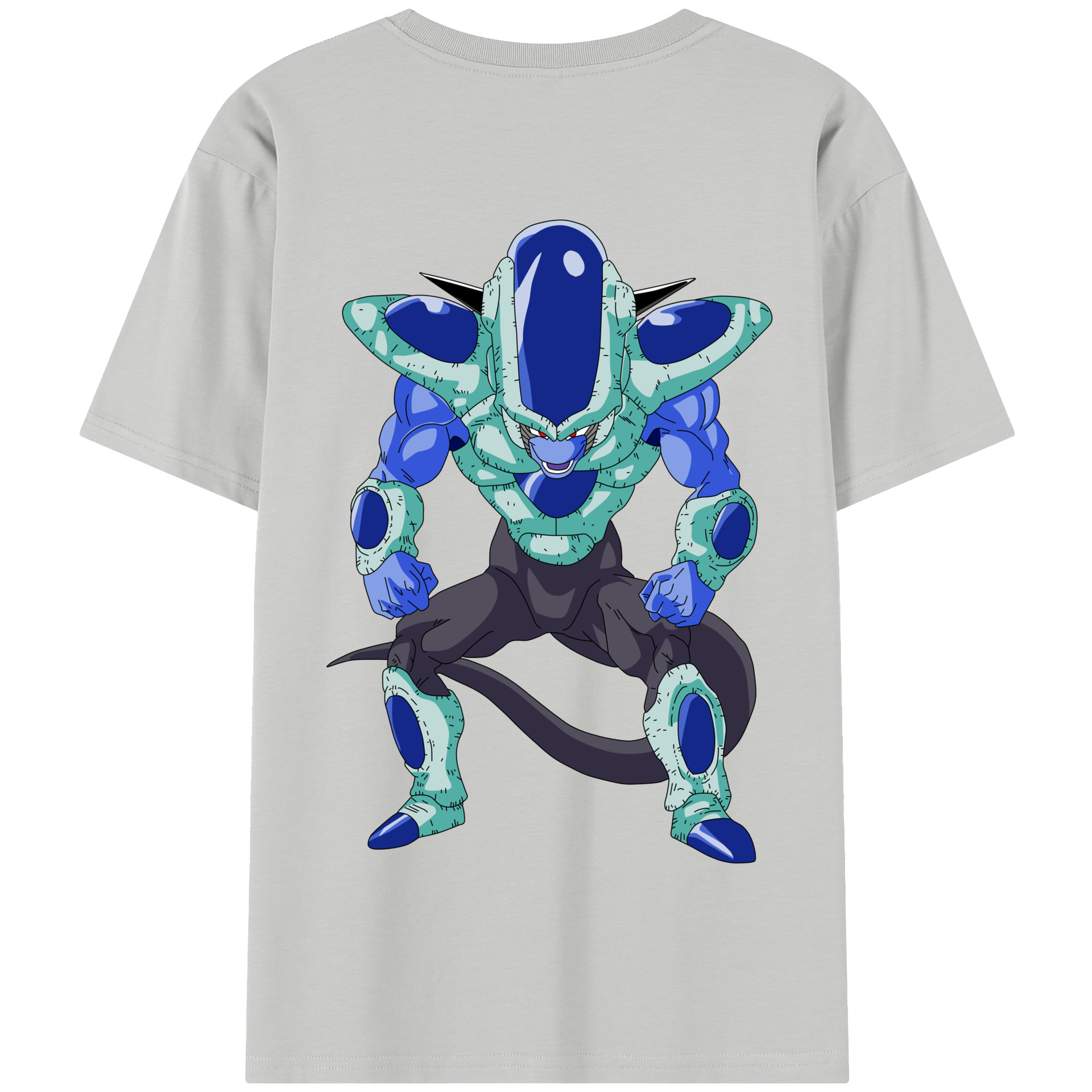 （画像用） ドラゴンボール フリーザ DRAGON BALL Frieza 綿100％半袖Tシャツ（背面プリント）
