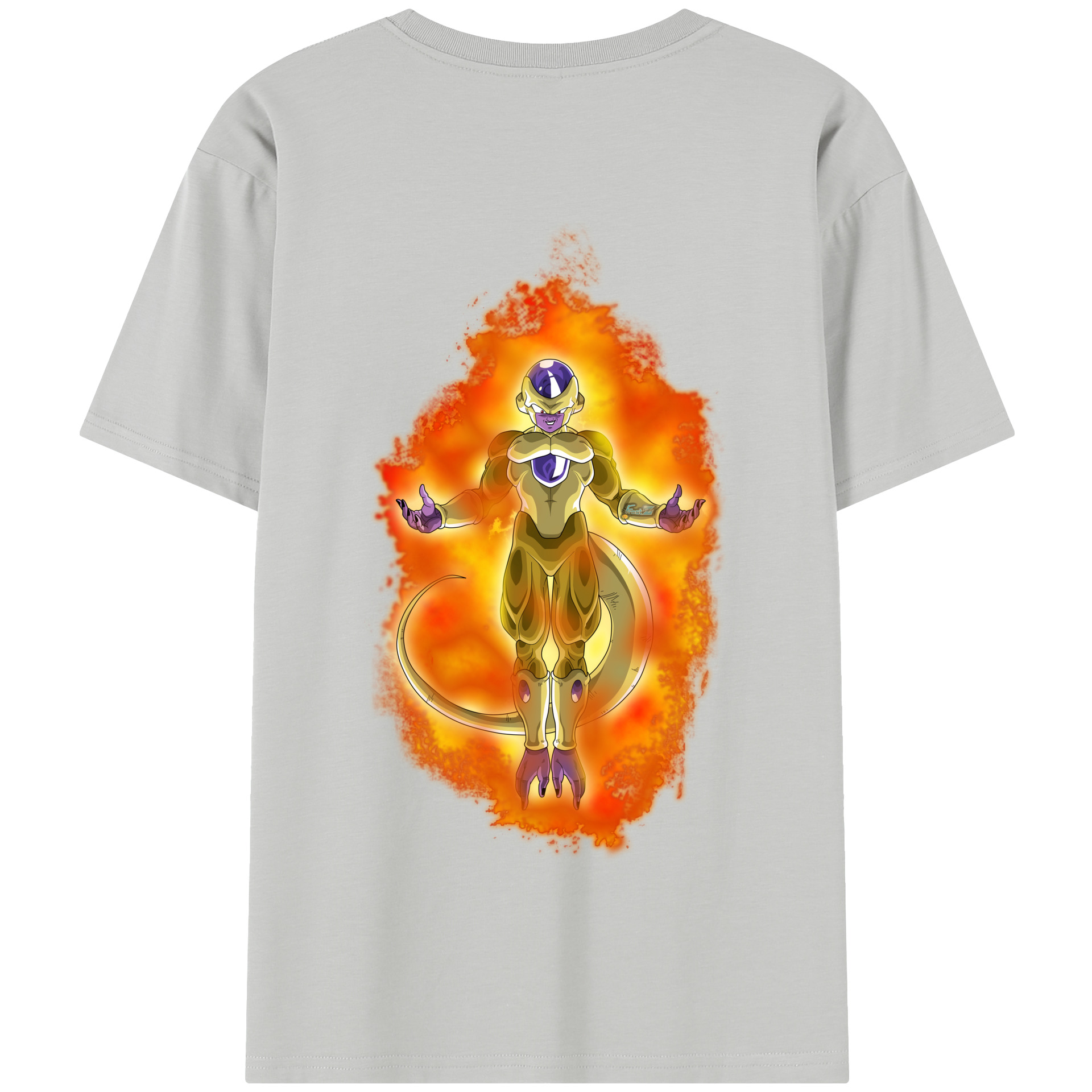 （画像用） ドラゴンボール フリーザ DRAGON BALL Frieza 綿100％半袖Tシャツ（背面プリント）