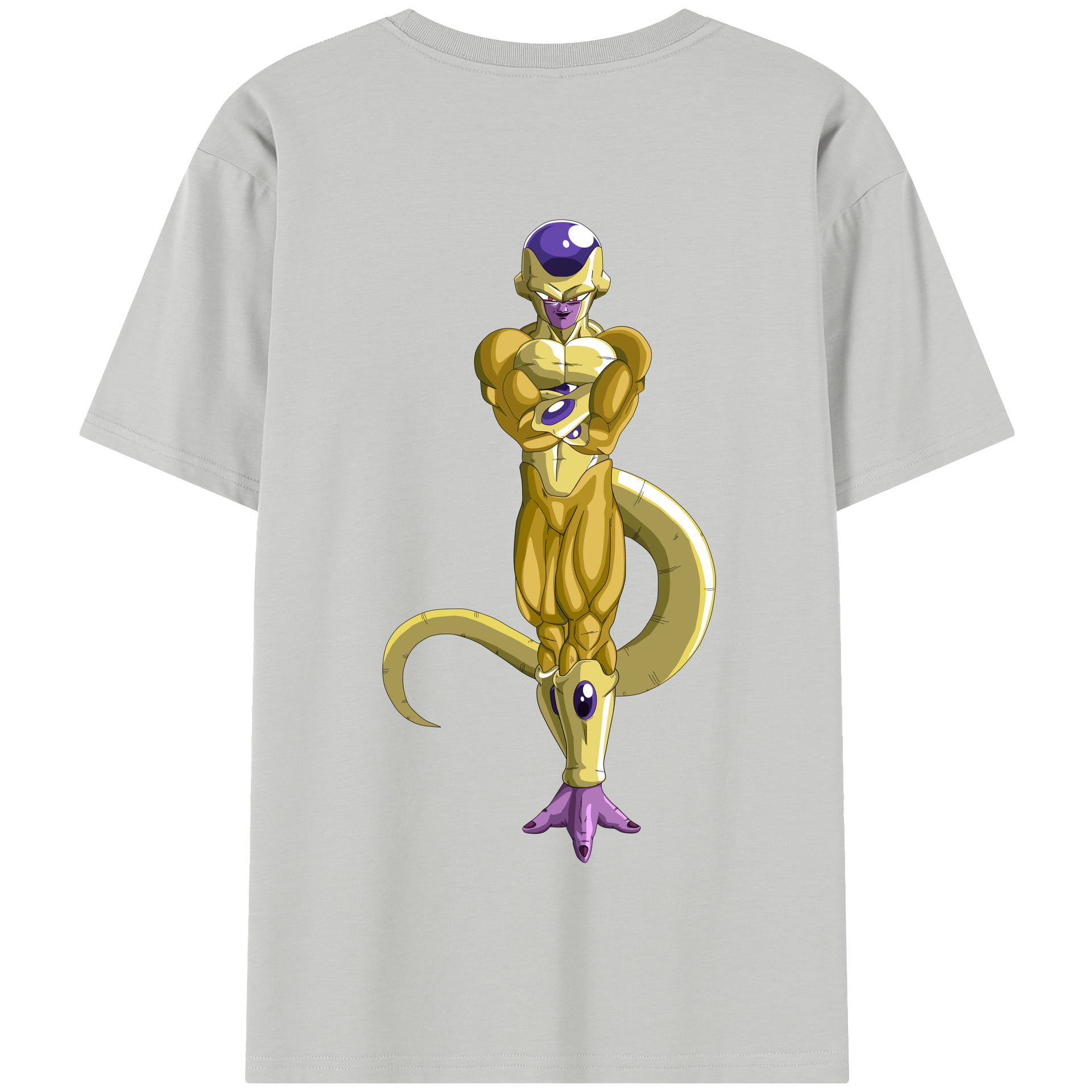 （画像用） ドラゴンボール フリーザ DRAGON BALL Frieza 綿100％半袖Tシャツ（背面プリント）