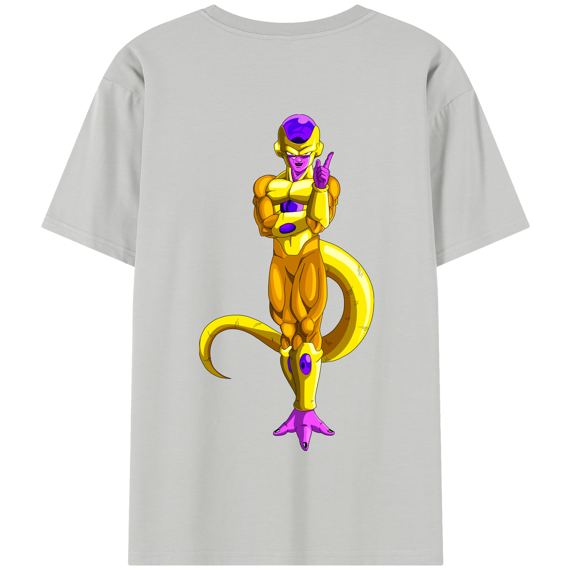 （画像用） ドラゴンボール フリーザ DRAGON BALL Frieza 綿100％半袖Tシャツ（背面プリント）