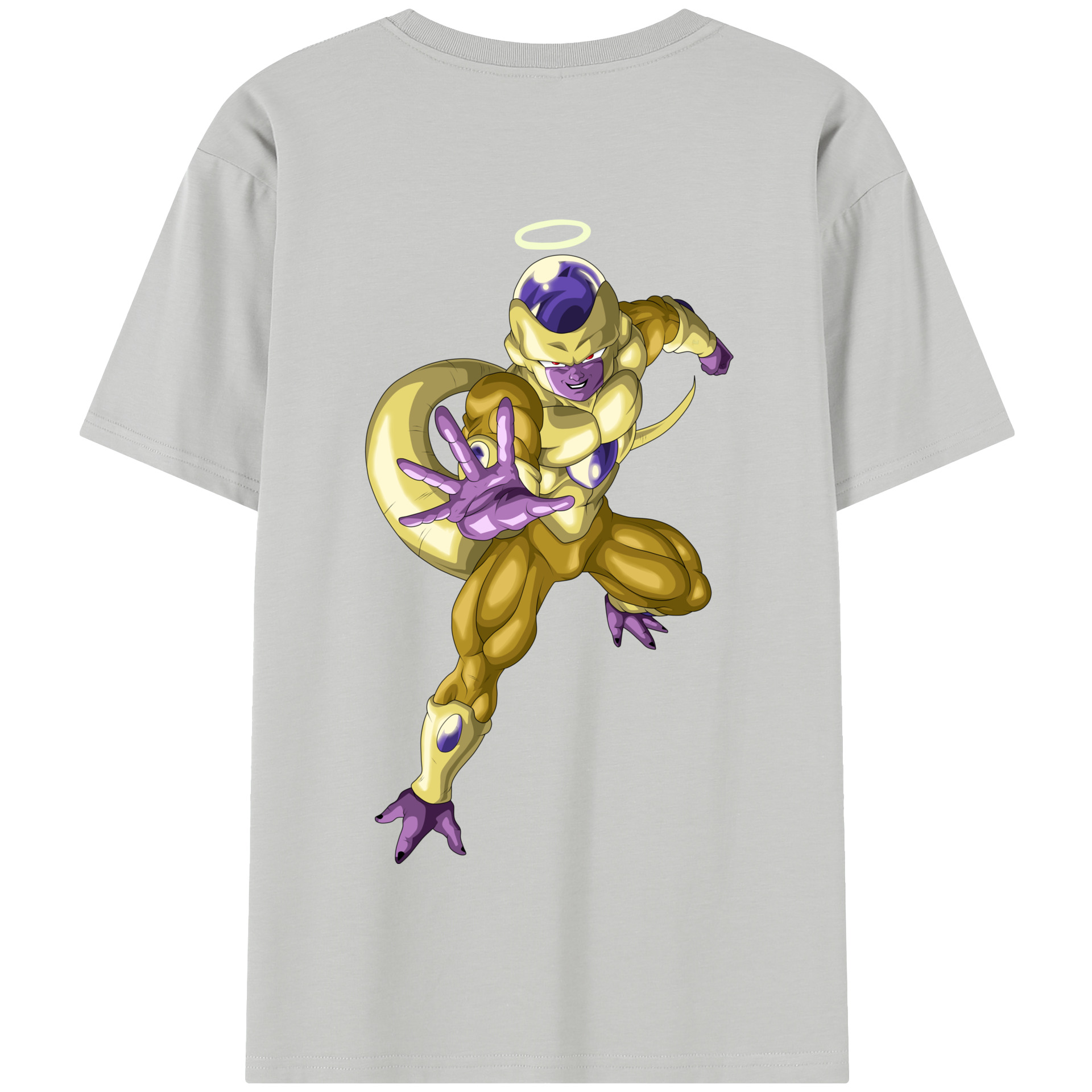 （画像用） ドラゴンボール フリーザ DRAGON BALL Frieza 綿100％半袖Tシャツ（背面プリント）