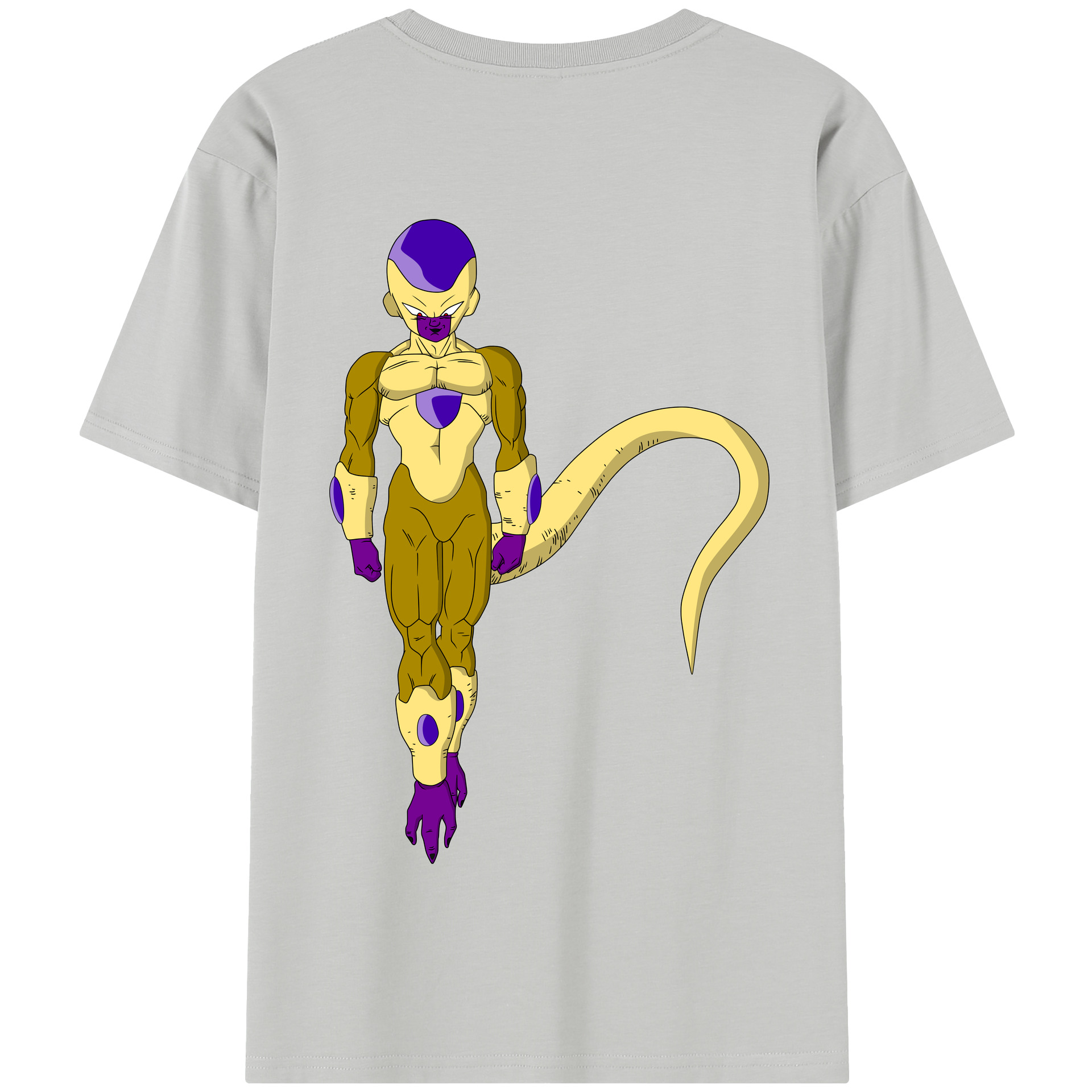 （画像用） ドラゴンボール フリーザ DRAGON BALL Frieza 綿100％半袖Tシャツ（背面プリント）