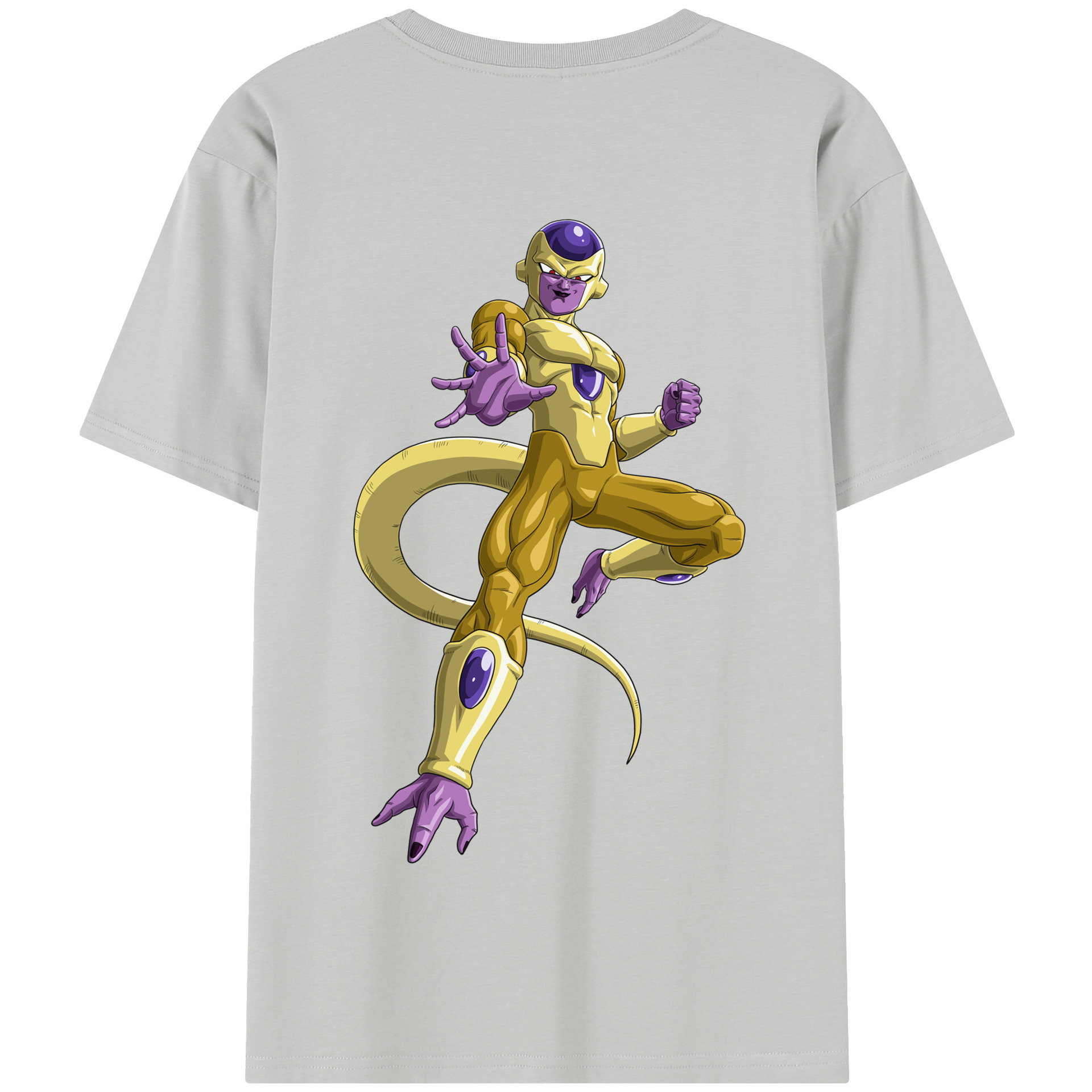 （画像用） ドラゴンボール フリーザ DRAGON BALL Frieza 綿100％半袖Tシャツ（背面プリント）