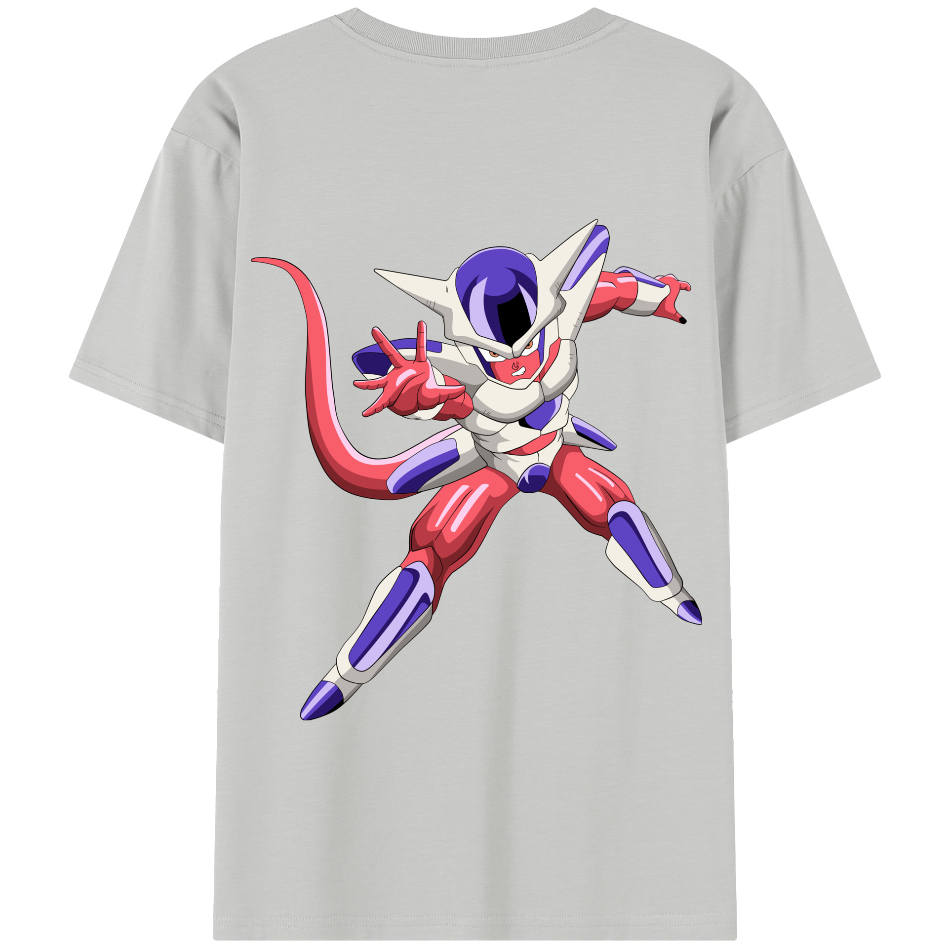 （画像用） ドラゴンボール フリーザ DRAGON BALL Frieza 綿100％半袖Tシャツ（背面プリント）