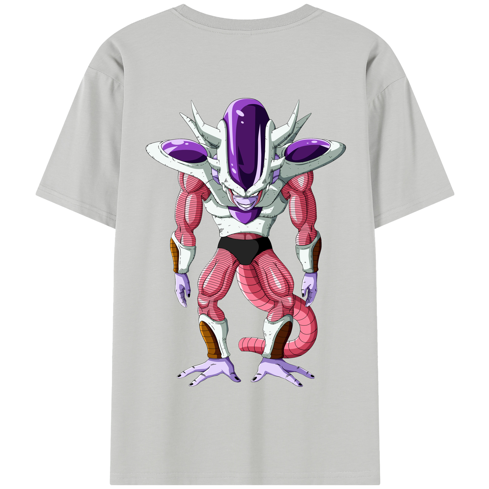 （画像用） ドラゴンボール フリーザ DRAGON BALL Frieza 綿100％半袖Tシャツ（背面プリント）