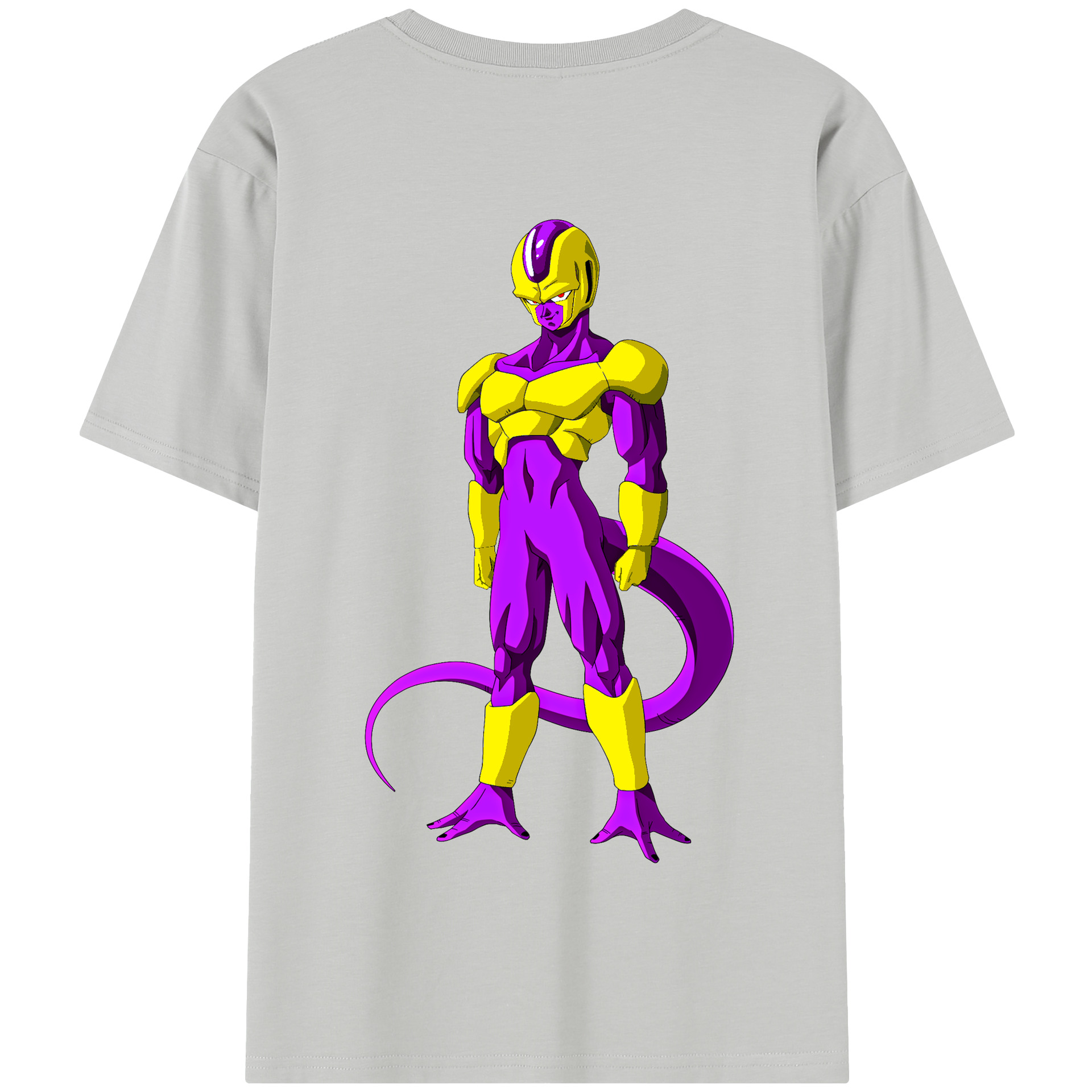 （画像用） ドラゴンボール フリーザ DRAGON BALL Frieza 綿100％半袖Tシャツ（背面プリント）