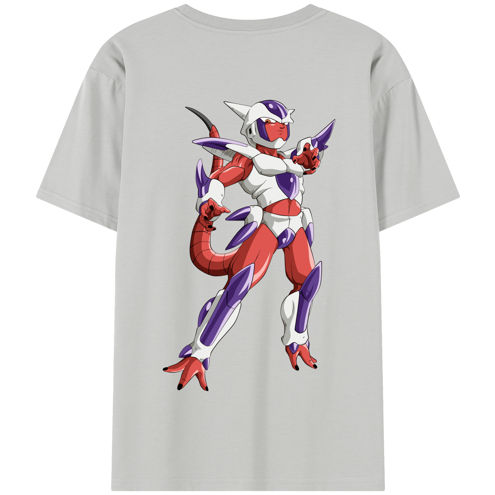 （画像用） ドラゴンボール フリーザ DRAGON BALL Frieza 綿100％半袖Tシャツ（背面プリント）