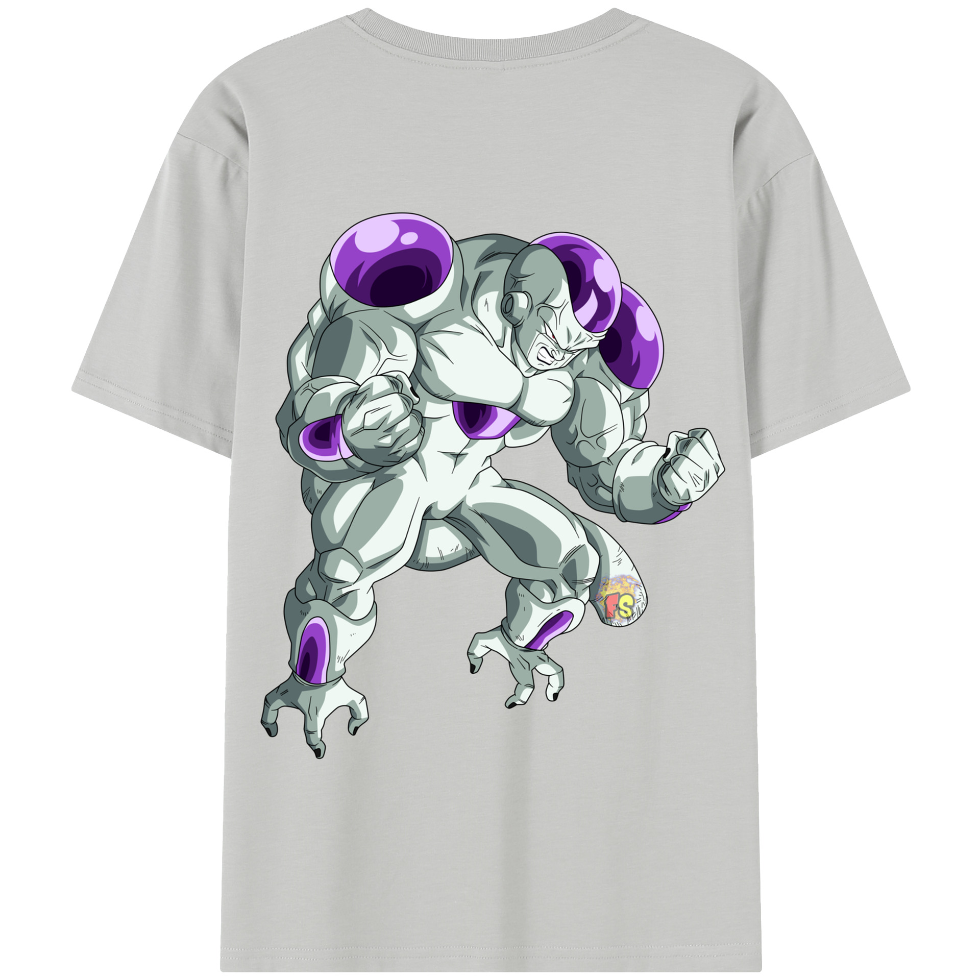 （画像用） ドラゴンボール フリーザ DRAGON BALL Frieza 綿100％半袖Tシャツ（背面プリント）