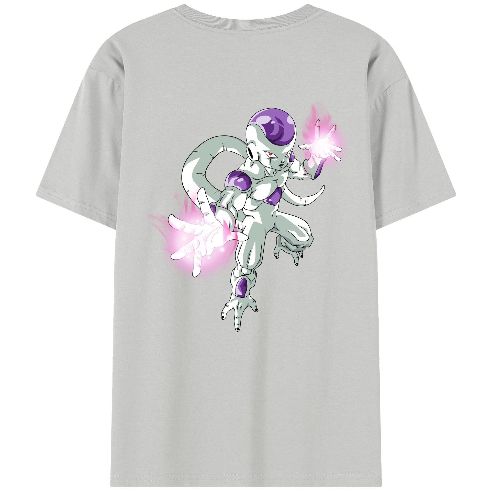 （画像用） ドラゴンボール フリーザ DRAGON BALL Frieza 綿100％半袖Tシャツ（背面プリント）