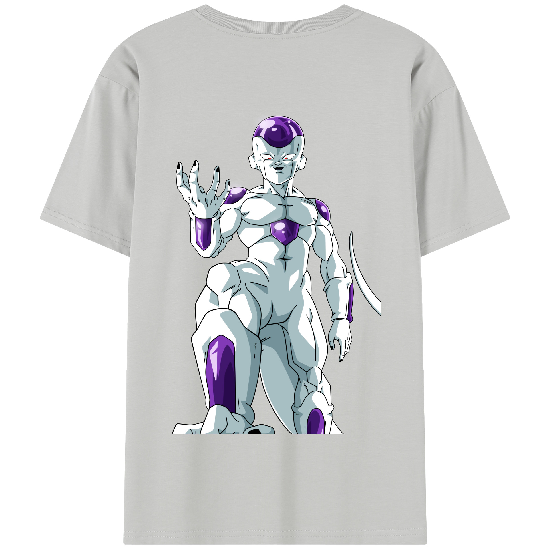 （画像用） ドラゴンボール フリーザ DRAGON BALL Frieza 綿100％半袖Tシャツ（背面プリント）