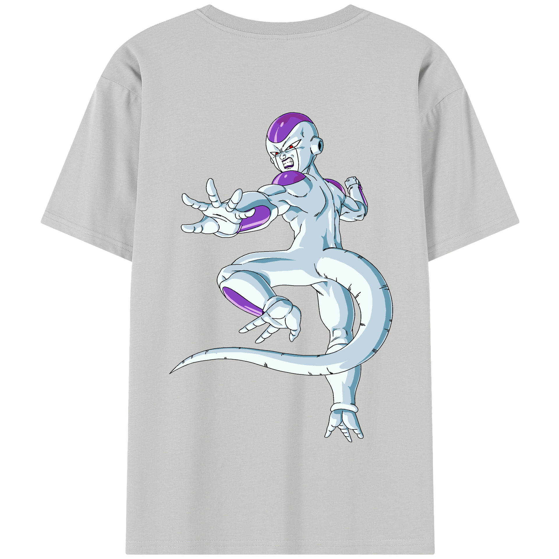 （画像用） ドラゴンボール フリーザ DRAGON BALL Frieza 綿100％半袖Tシャツ（背面プリント）