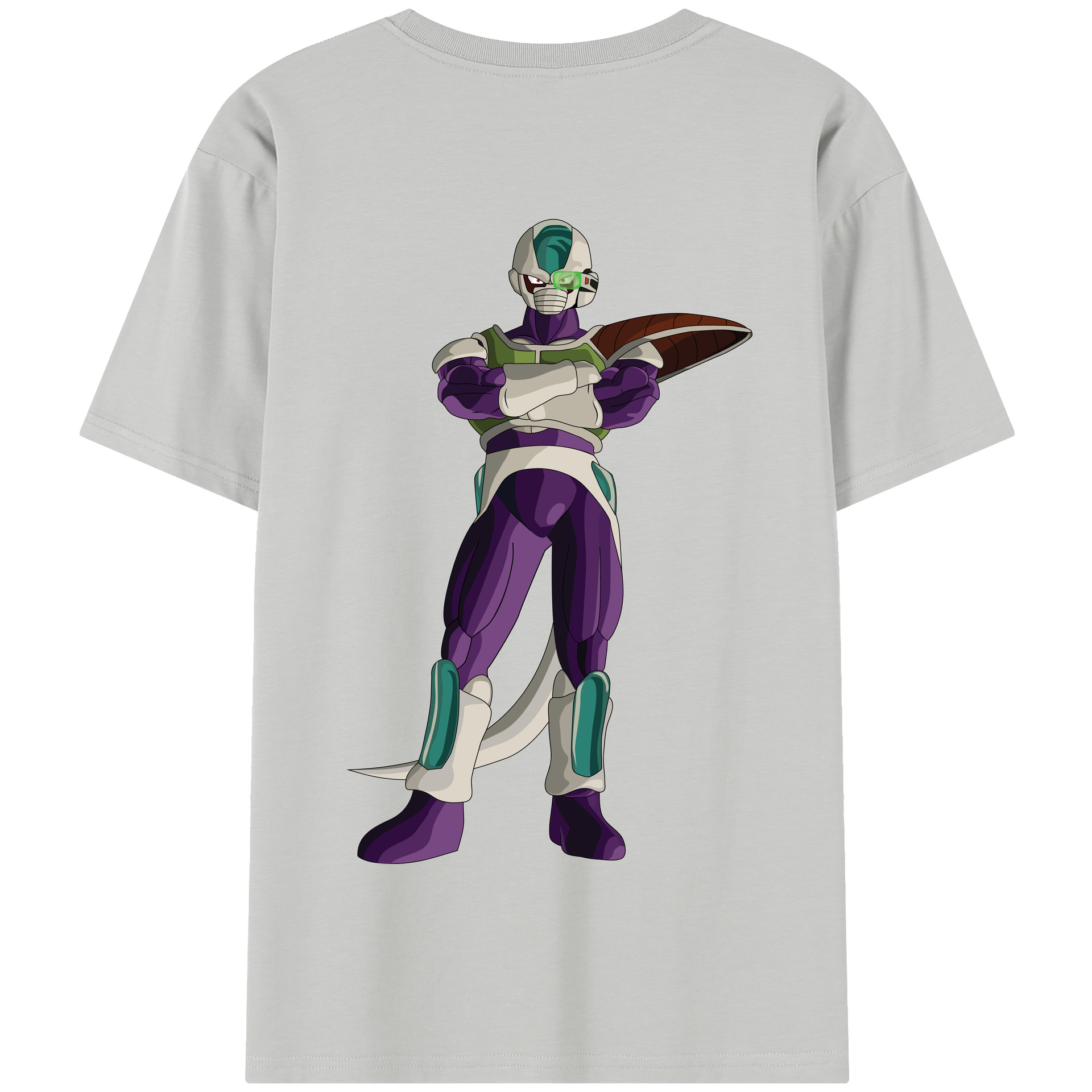 （画像用） ドラゴンボール フリーザ DRAGON BALL Frieza 綿100％半袖Tシャツ（背面プリント）