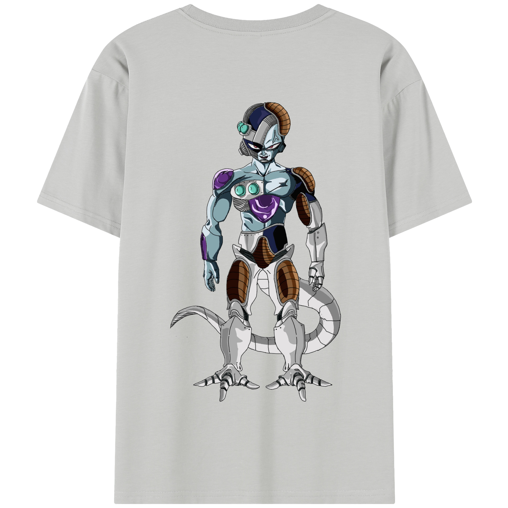 （画像用） ドラゴンボール クウラ DRAGON BALL Cooler Coora 綿100％半袖Tシャツ（背面プリント）