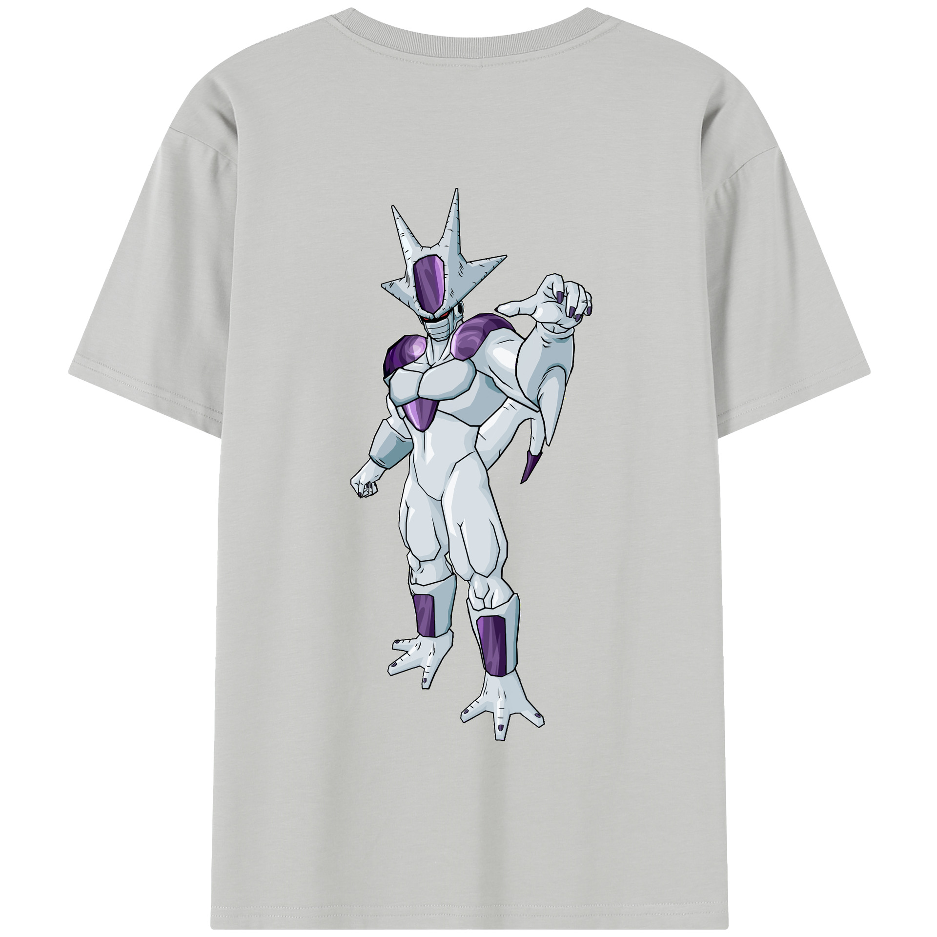 （画像用） ドラゴンボール クウラ DRAGON BALL Cooler Coora 綿100％半袖Tシャツ（背面プリント）