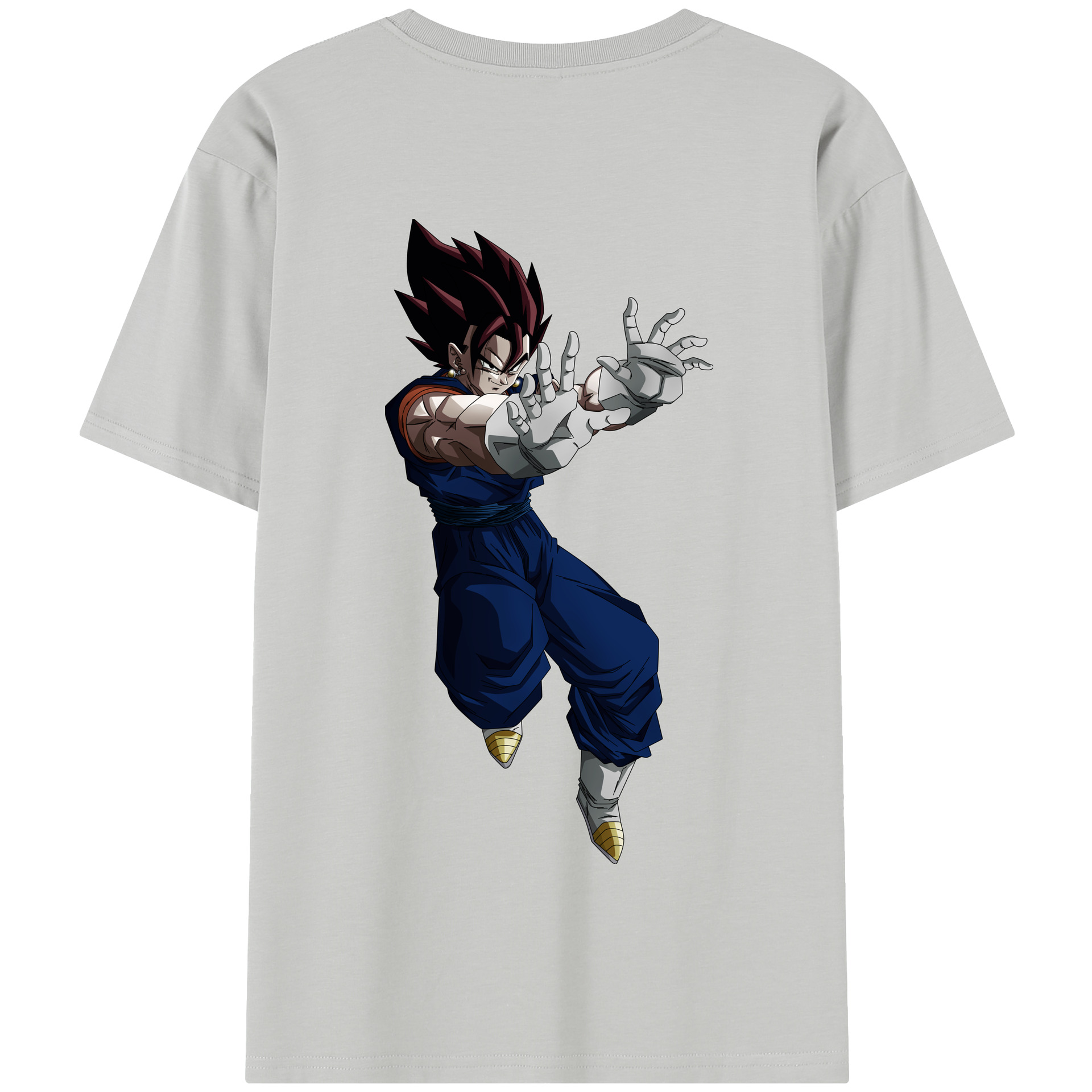 （画像用） ドラゴンボール ベジット DRAGON BALL Vegetto 綿100％半袖Tシャツ（背面プリント）