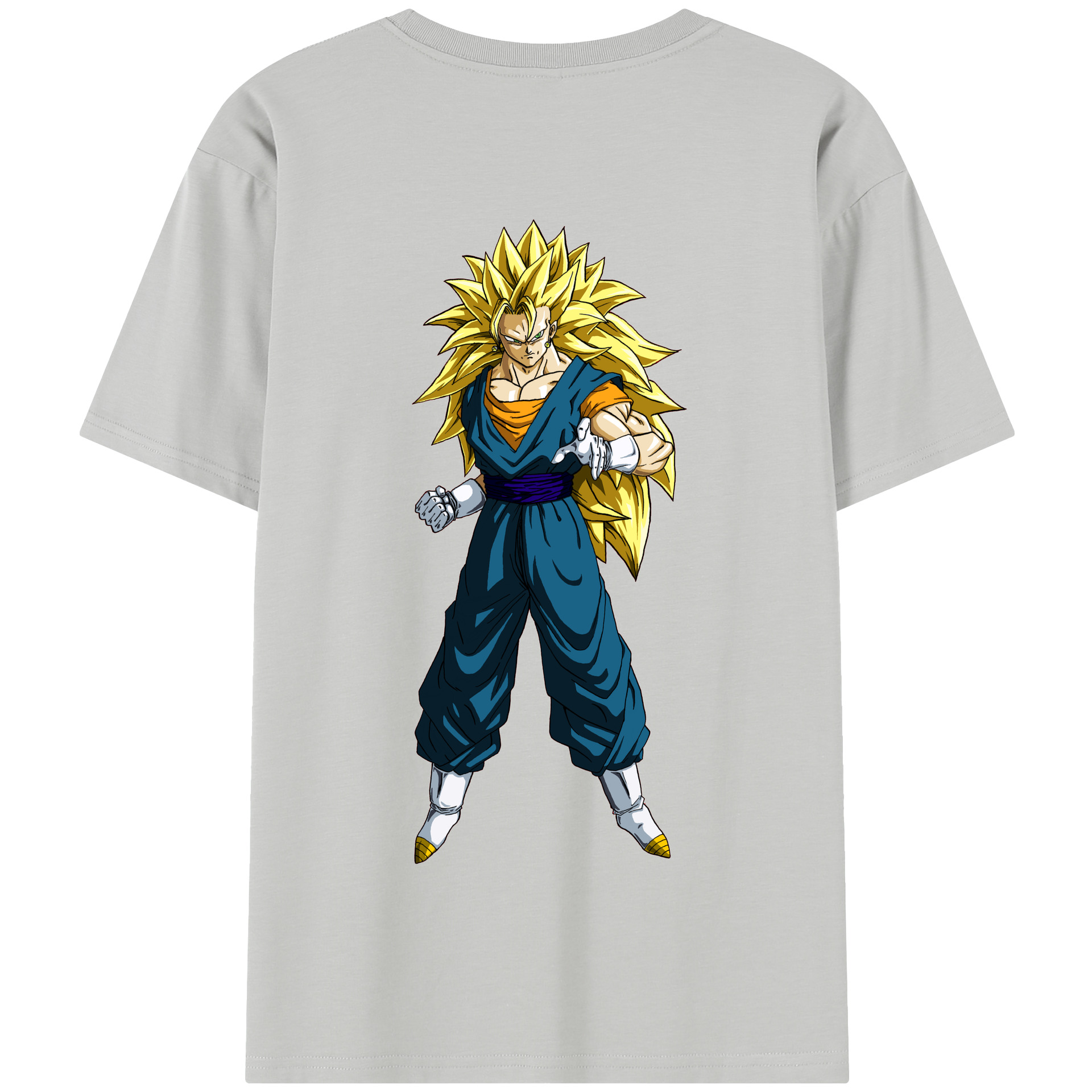 （画像用） ドラゴンボール ベジット DRAGON BALL Vegetto 綿100％半袖Tシャツ（背面プリント）
