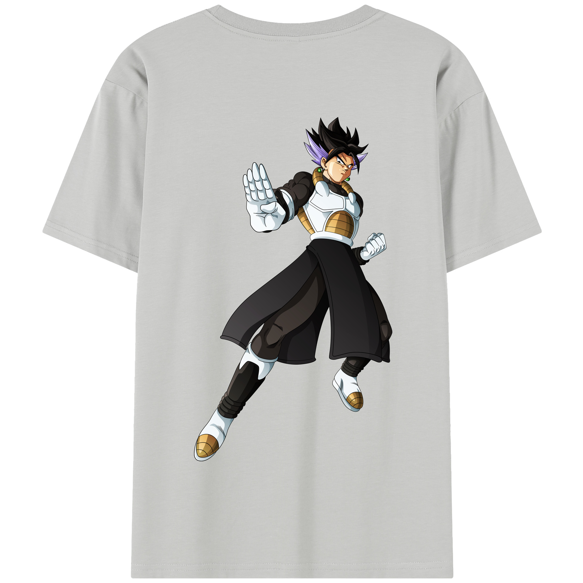 （画像用） ドラゴンボール ベジット DRAGON BALL Vegetto 綿100％半袖Tシャツ（背面プリント）