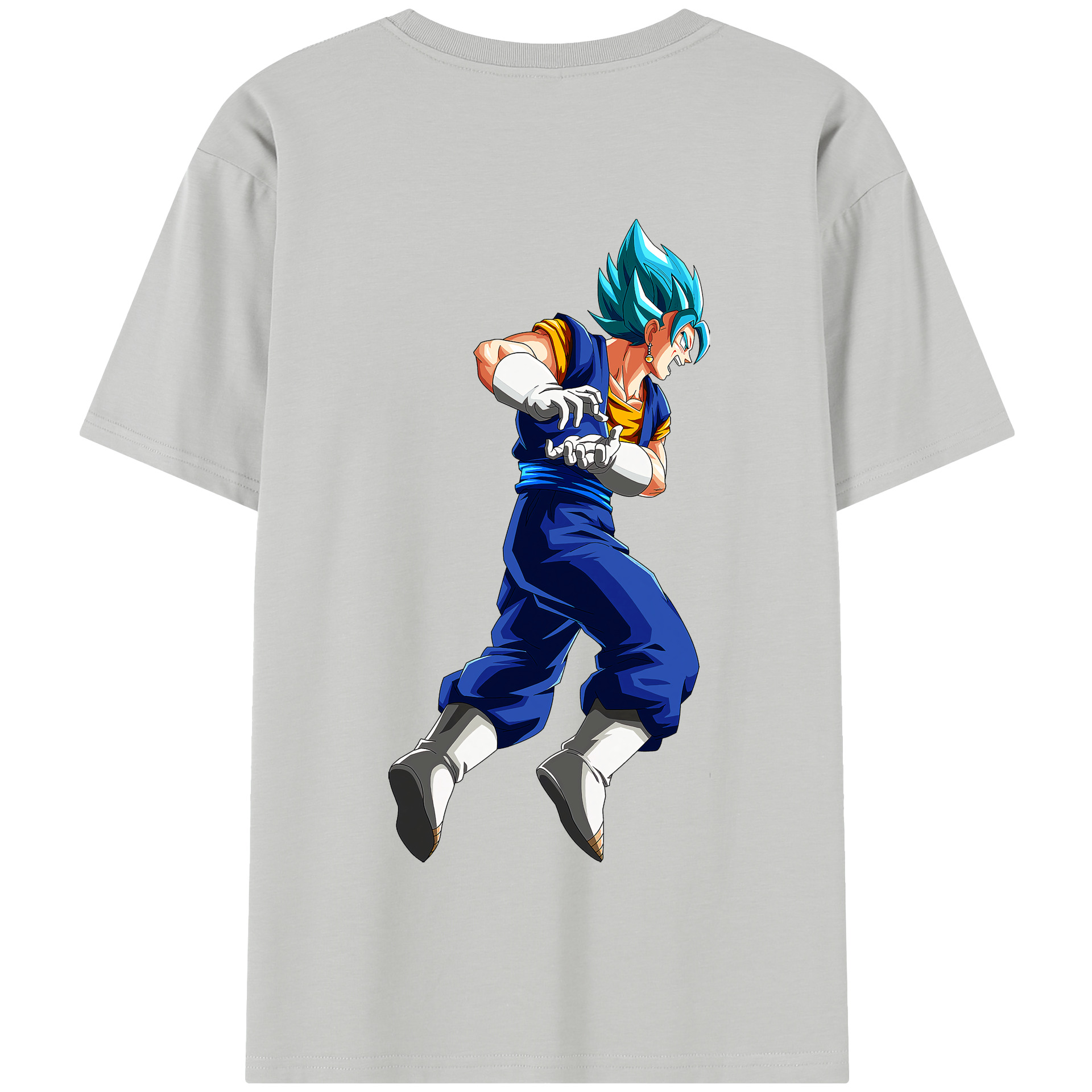 （画像用） ドラゴンボール ベジット DRAGON BALL Vegetto 綿100％半袖Tシャツ（背面プリント）