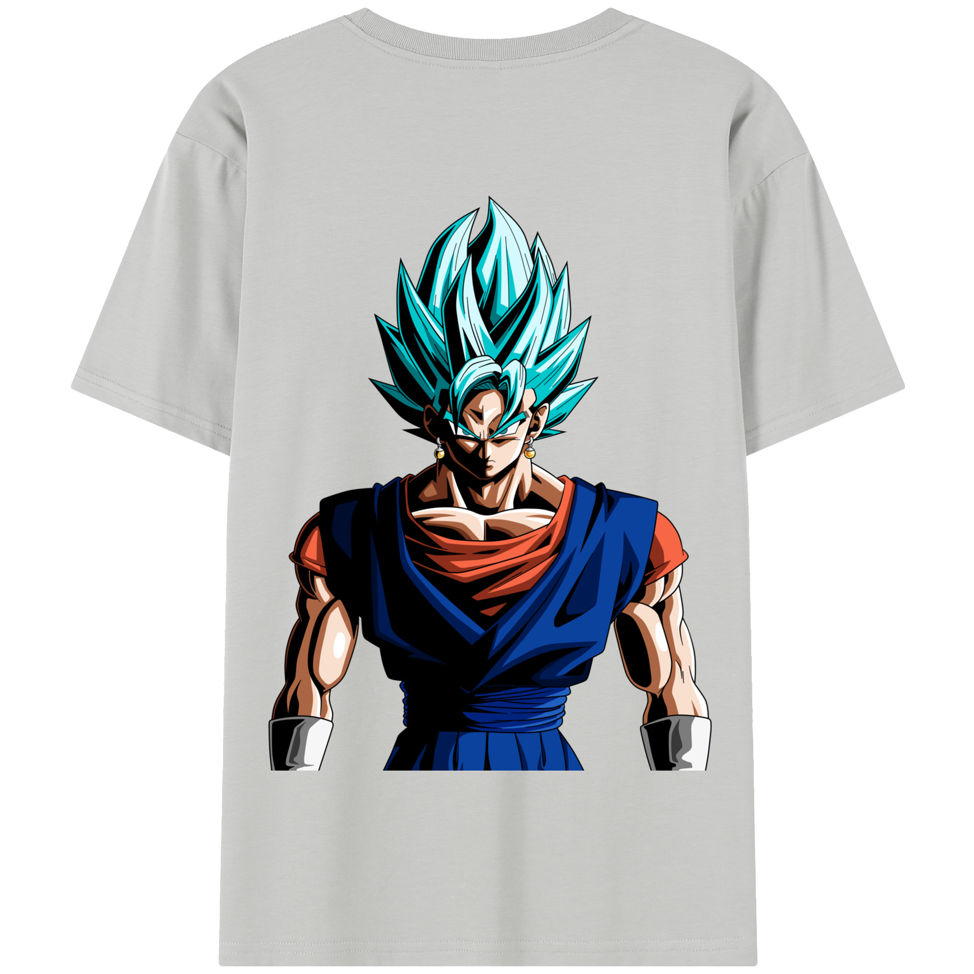 （画像用） ドラゴンボール ベジット DRAGON BALL Vegetto 綿100％半袖Tシャツ（背面プリント）