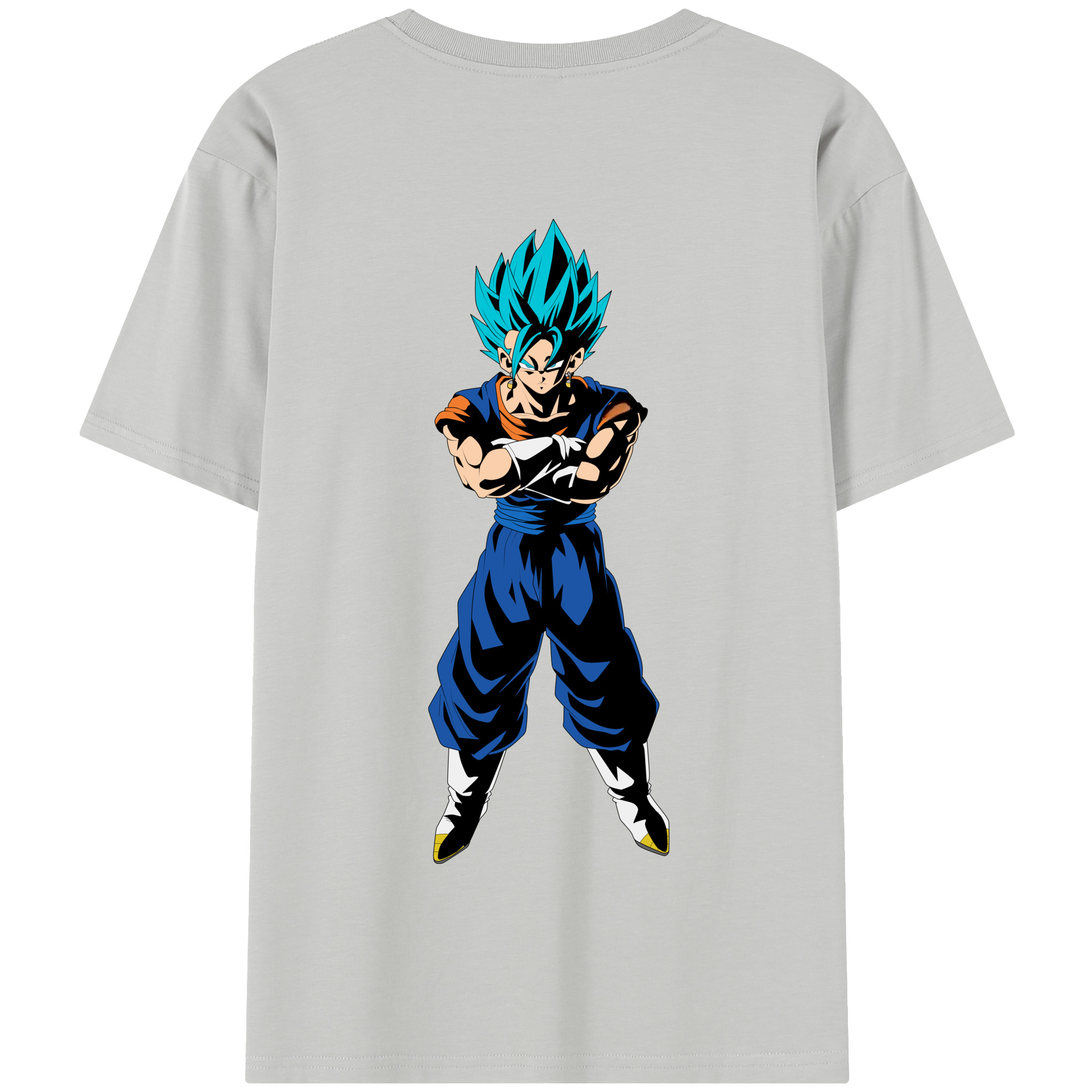 （画像用） ドラゴンボール ベジット DRAGON BALL Vegetto 綿100％半袖Tシャツ（背面プリント）