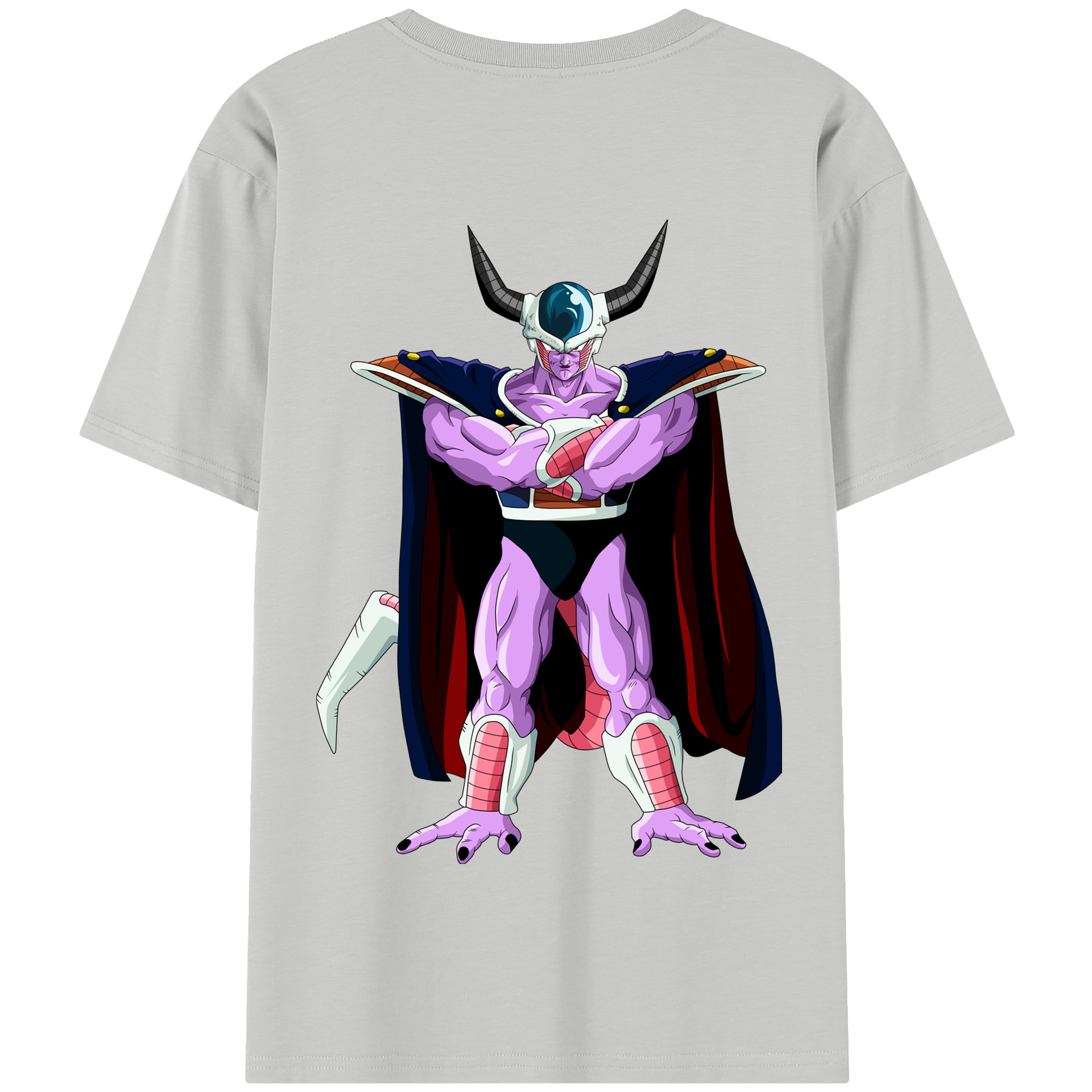 （画像用） ドラゴンボール コルド大王 DRAGON BALL King Cold 綿100％半袖Tシャツ（背面プリント）