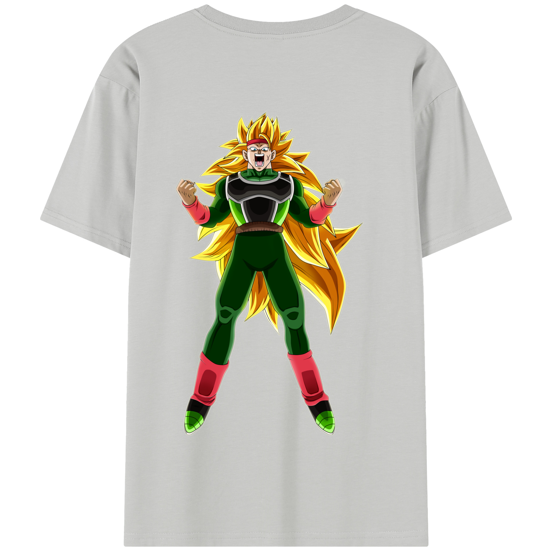 （画像用） ドラゴンボール ブロリー DRAGON BALL Broli 綿100％半袖Tシャツ（背面プリント）