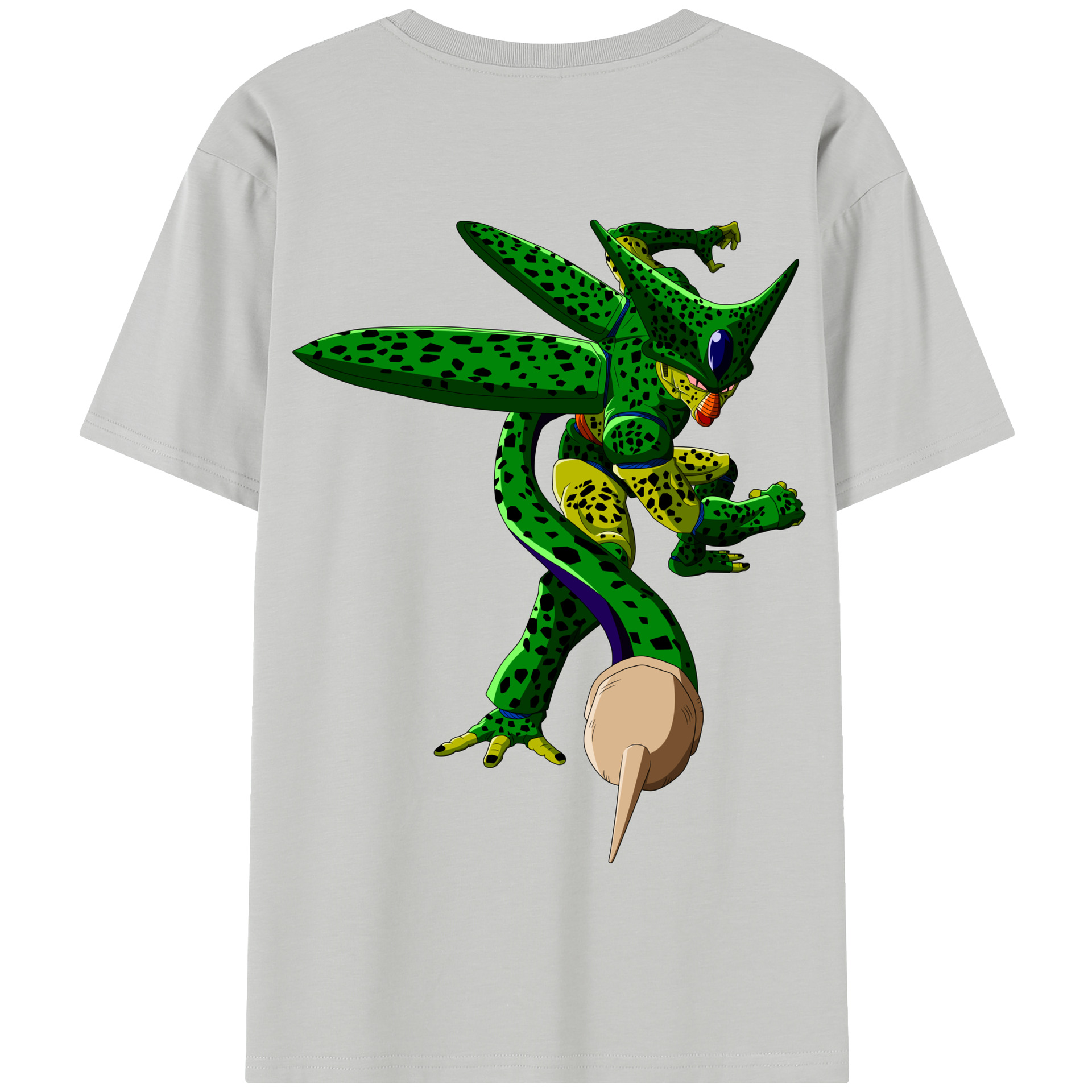 （画像用） ドラゴンボール セル DRAGON BALL Cell 綿100％半袖Tシャツ（背面プリント）