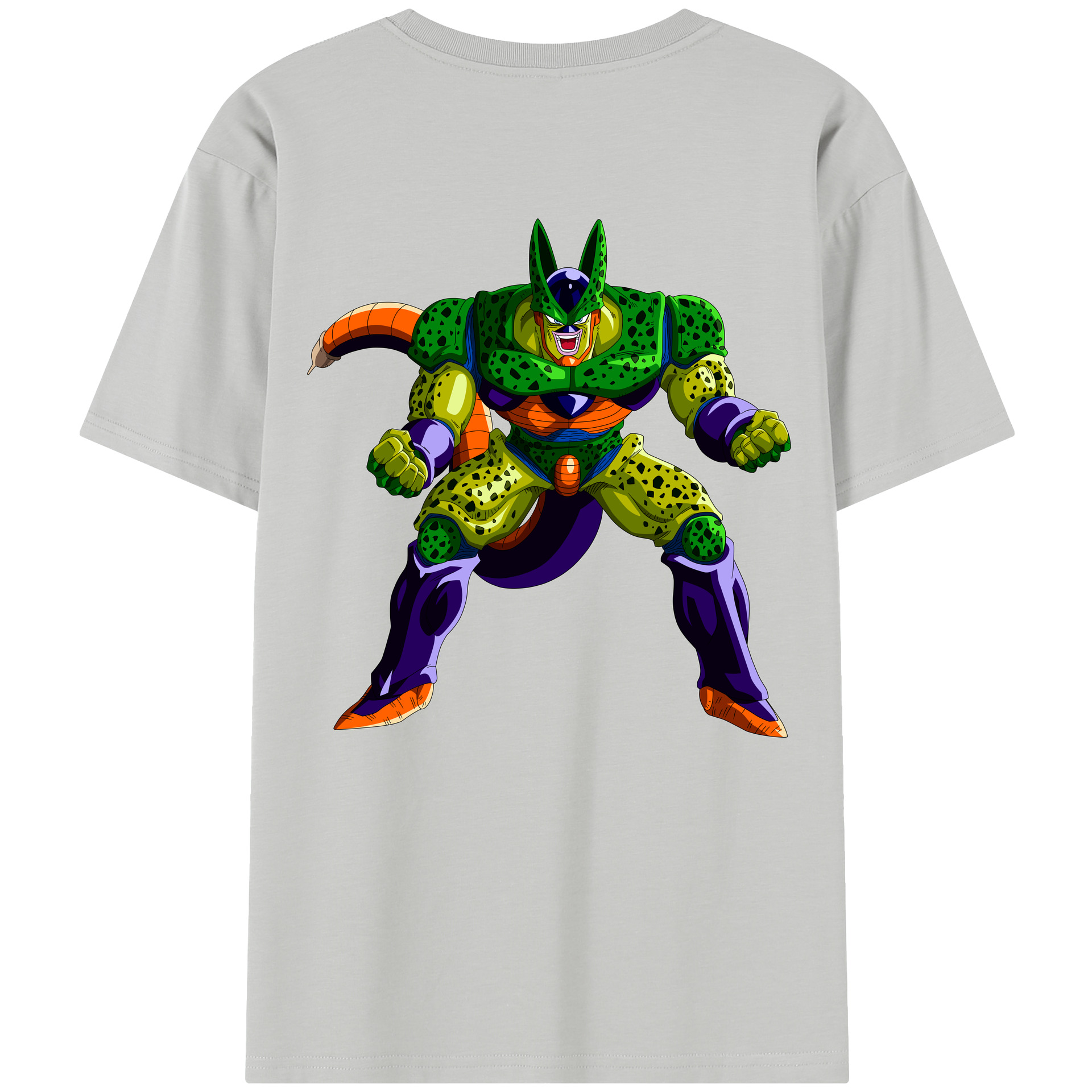 （画像用） ドラゴンボール セル DRAGON BALL Cell 綿100％半袖Tシャツ（背面プリント）