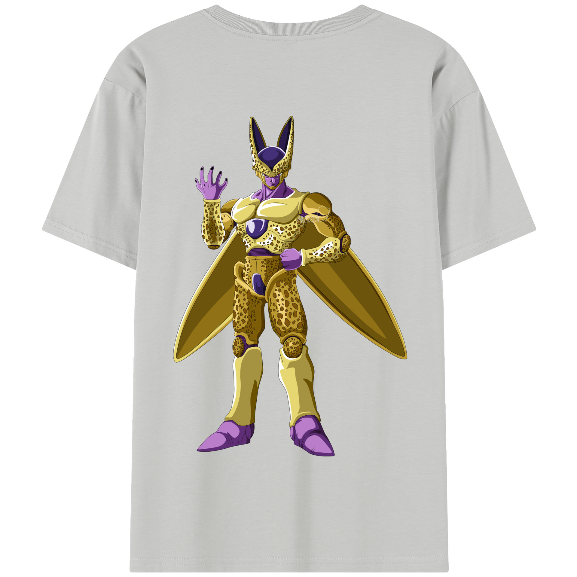 （画像用） ドラゴンボール セル DRAGON BALL Cell 綿100％半袖Tシャツ（背面プリント）