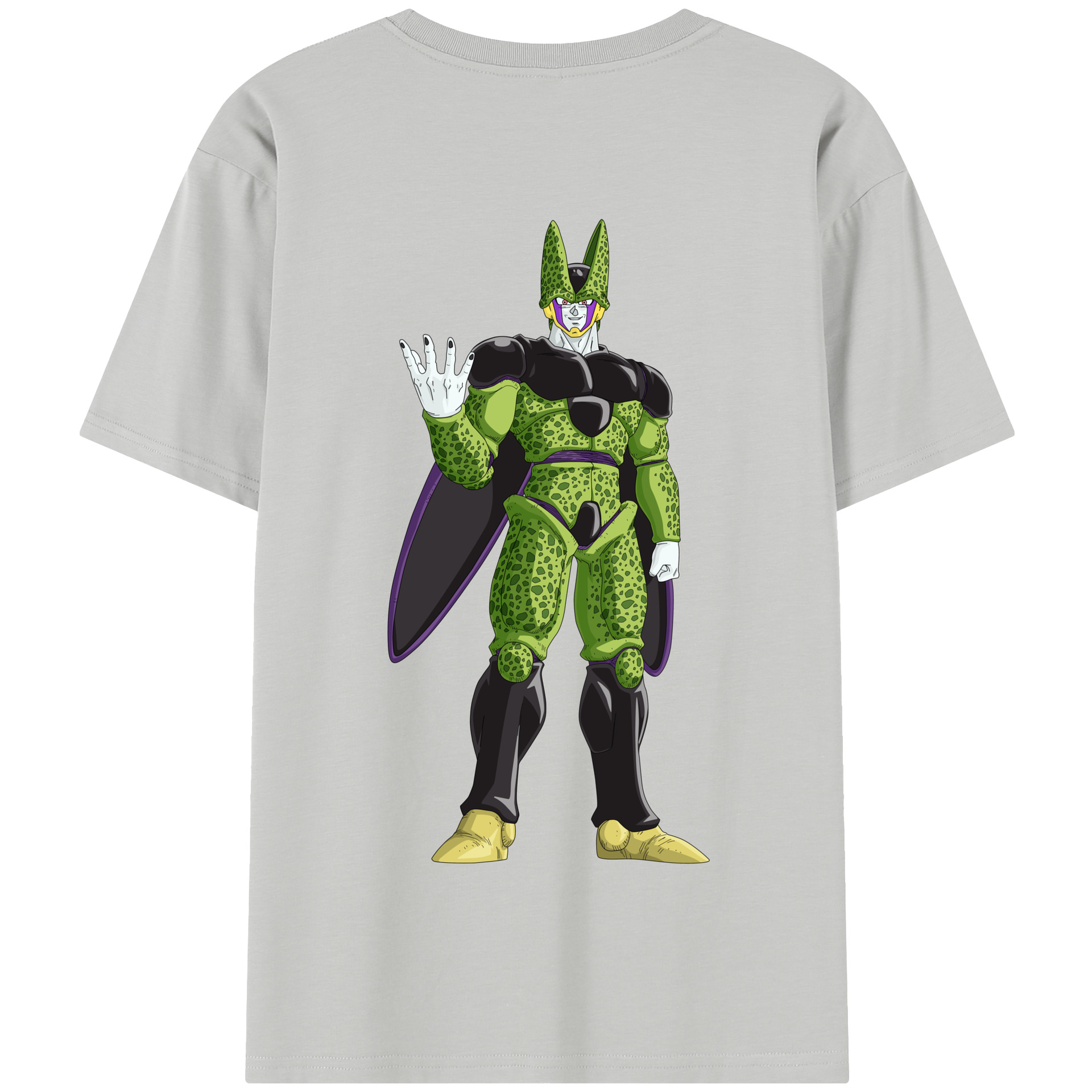 （画像用） ドラゴンボール セル DRAGON BALL Cell 綿100％半袖Tシャツ（背面プリント）