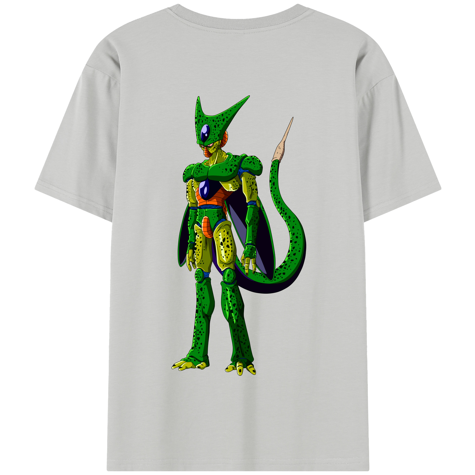 （画像用） ドラゴンボール セル DRAGON BALL Cell 綿100％半袖Tシャツ（背面プリント）