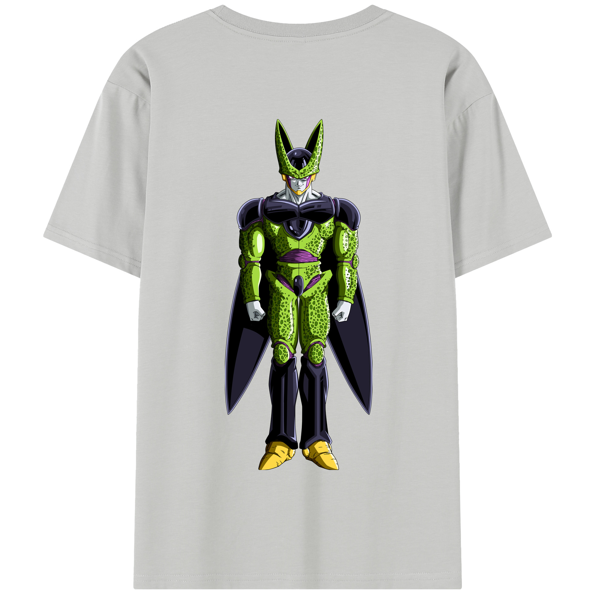 （画像用） ドラゴンボール セル DRAGON BALL Cell 綿100％半袖Tシャツ（背面プリント）