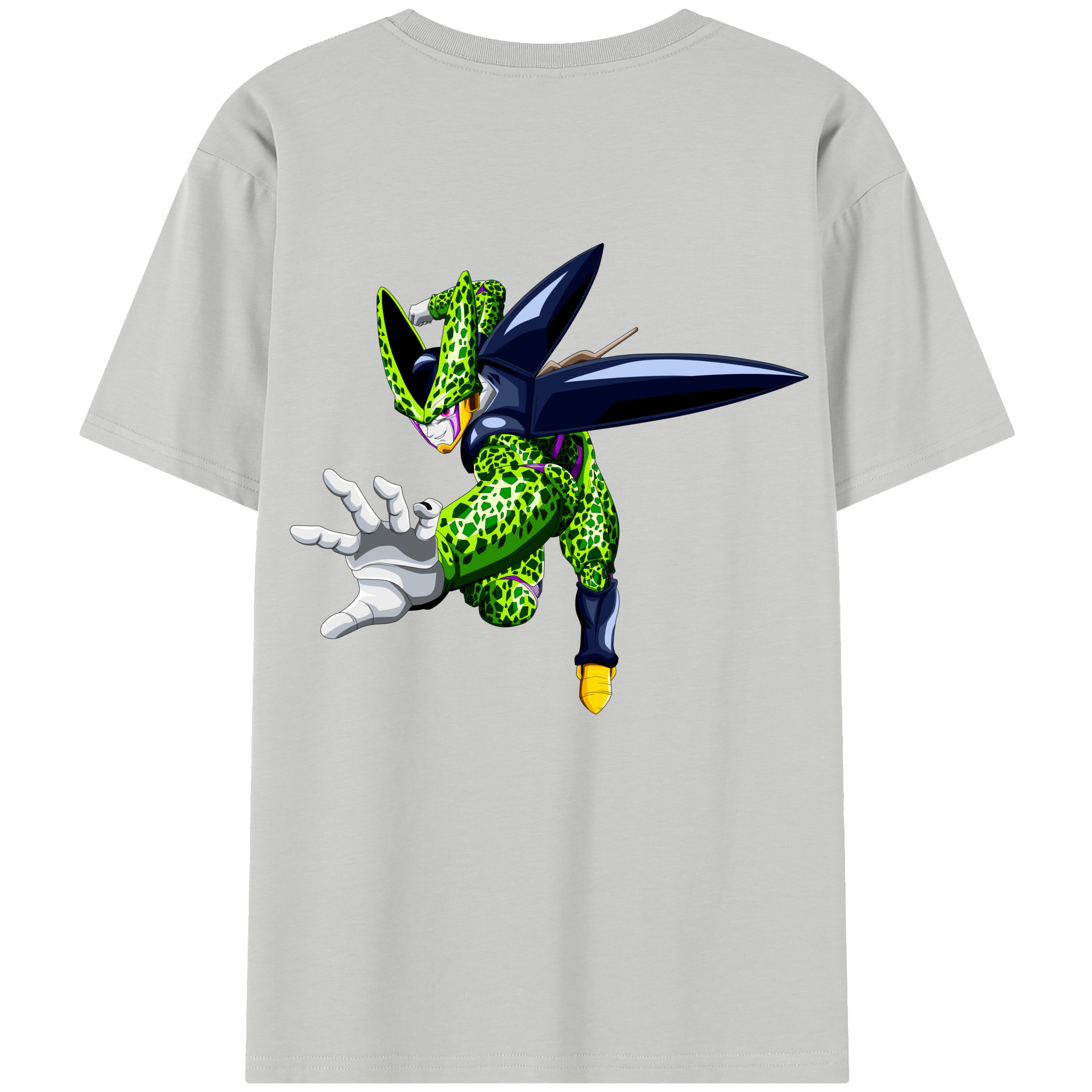 （画像用） ドラゴンボール セル DRAGON BALL Cell 綿100％半袖Tシャツ（背面プリント）
