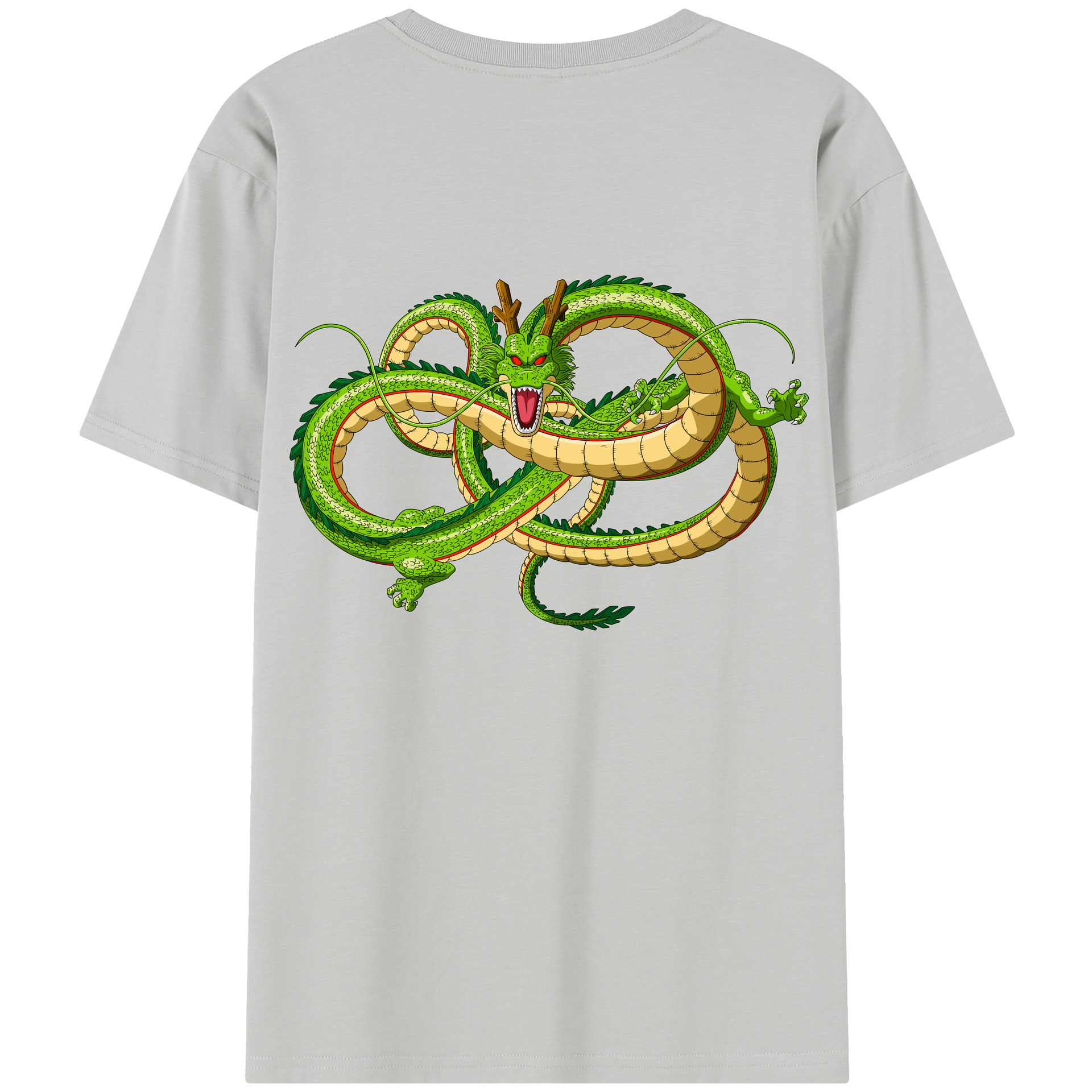 （画像用） ドラゴンボール 神龍 シェンロン DRAGON BALL Shenron 綿100％半袖Tシャツ（背面プリント）