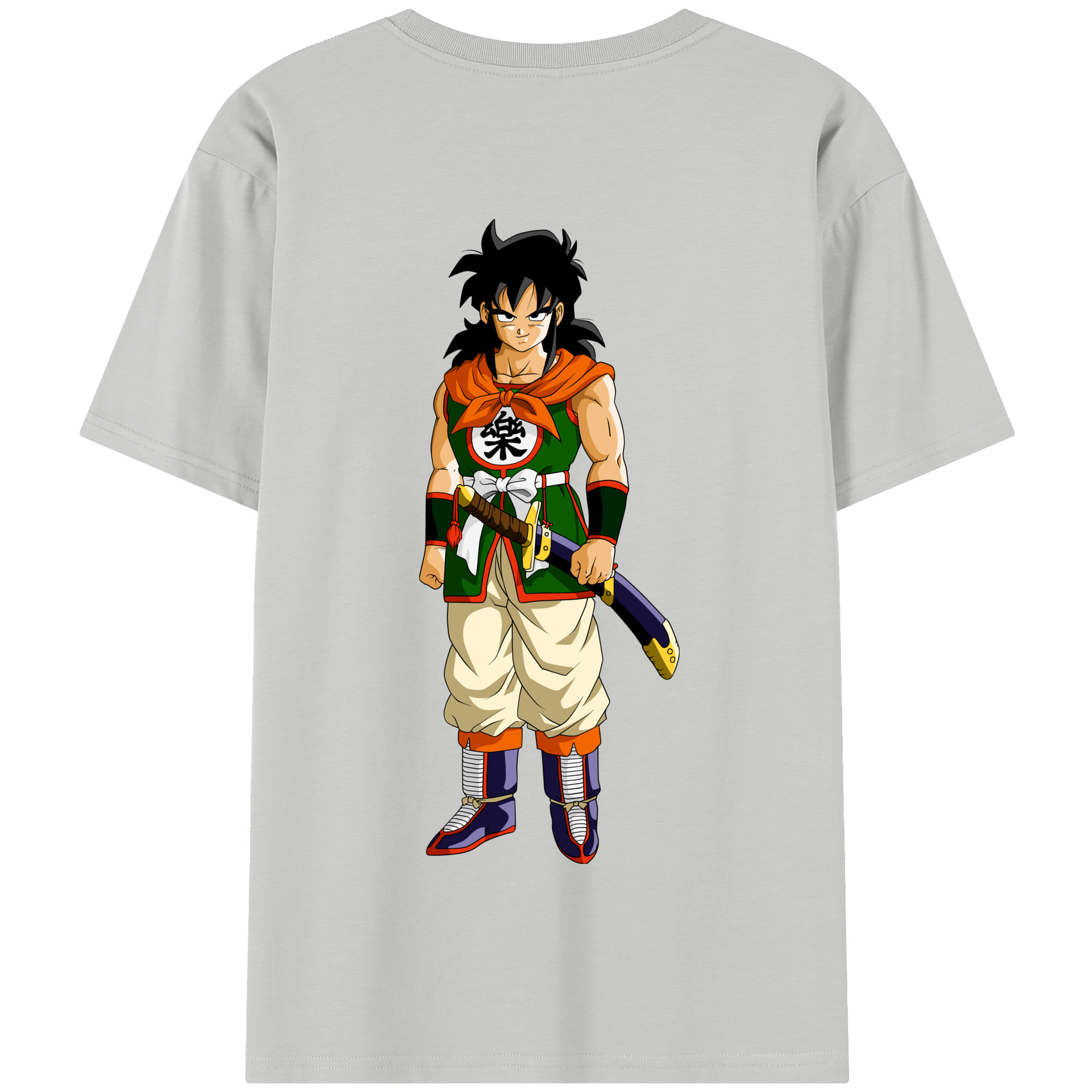 （画像用） ドラゴンボール ヤムチャ DRAGON BALL Yamcha 綿100％半袖Tシャツ（背面プリント）