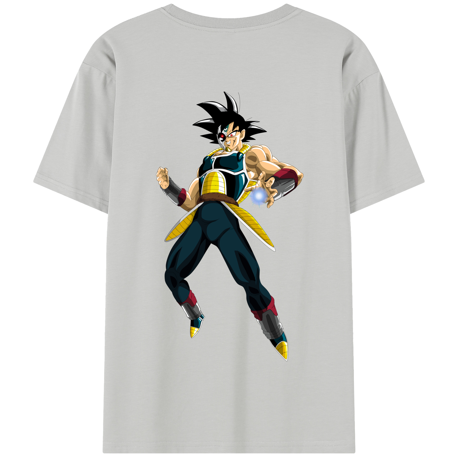 （画像用） ドラゴンボール バーダック DRAGON BALL Burdock 綿100％半袖Tシャツ（背面プリント）