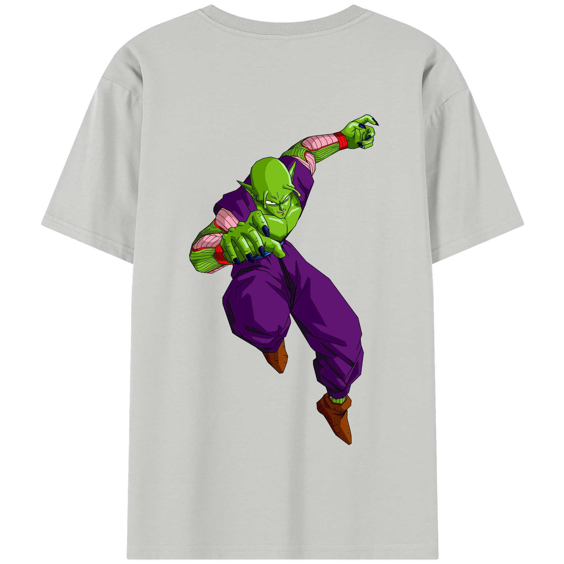 （画像用） ドラゴンボール ピッコロ DRAGON BALL Piccolo 綿100％半袖Tシャツ（背面プリント）