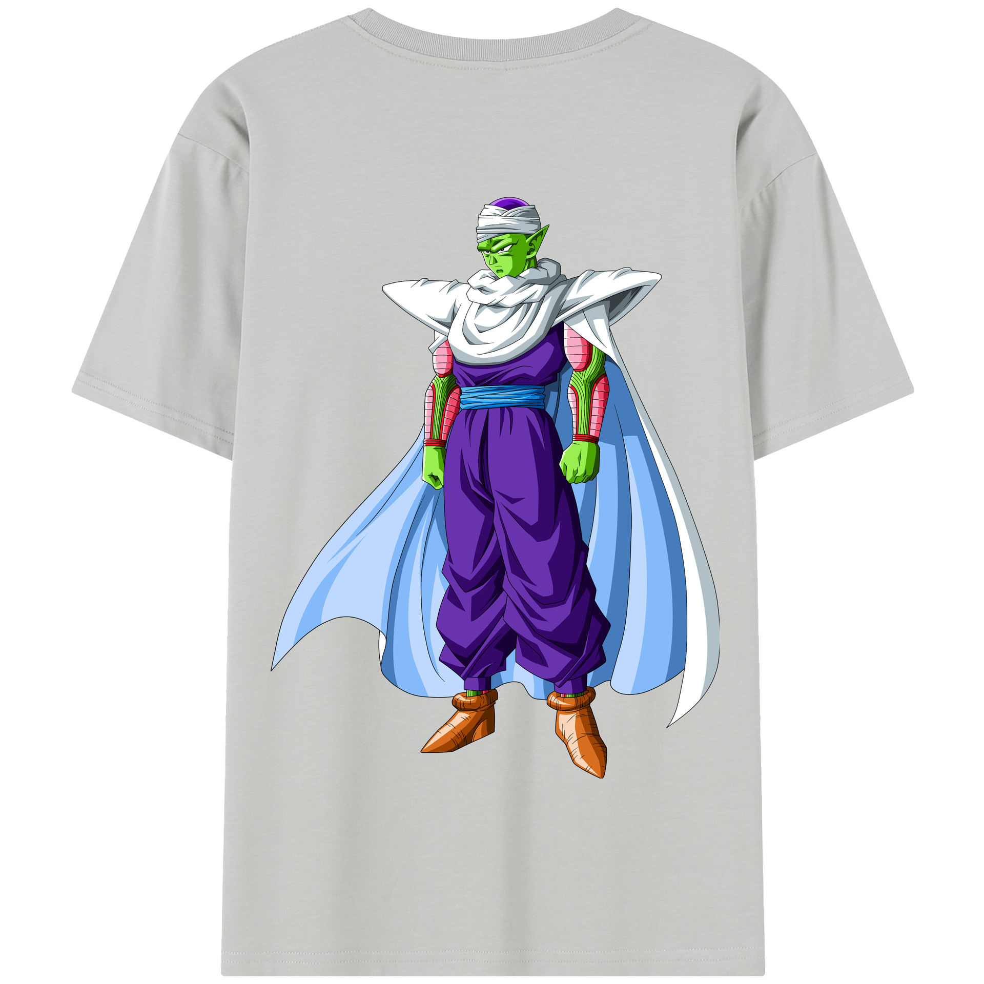 （画像用） ドラゴンボール ピッコロ DRAGON BALL Piccolo 綿100％半袖Tシャツ（背面プリント）